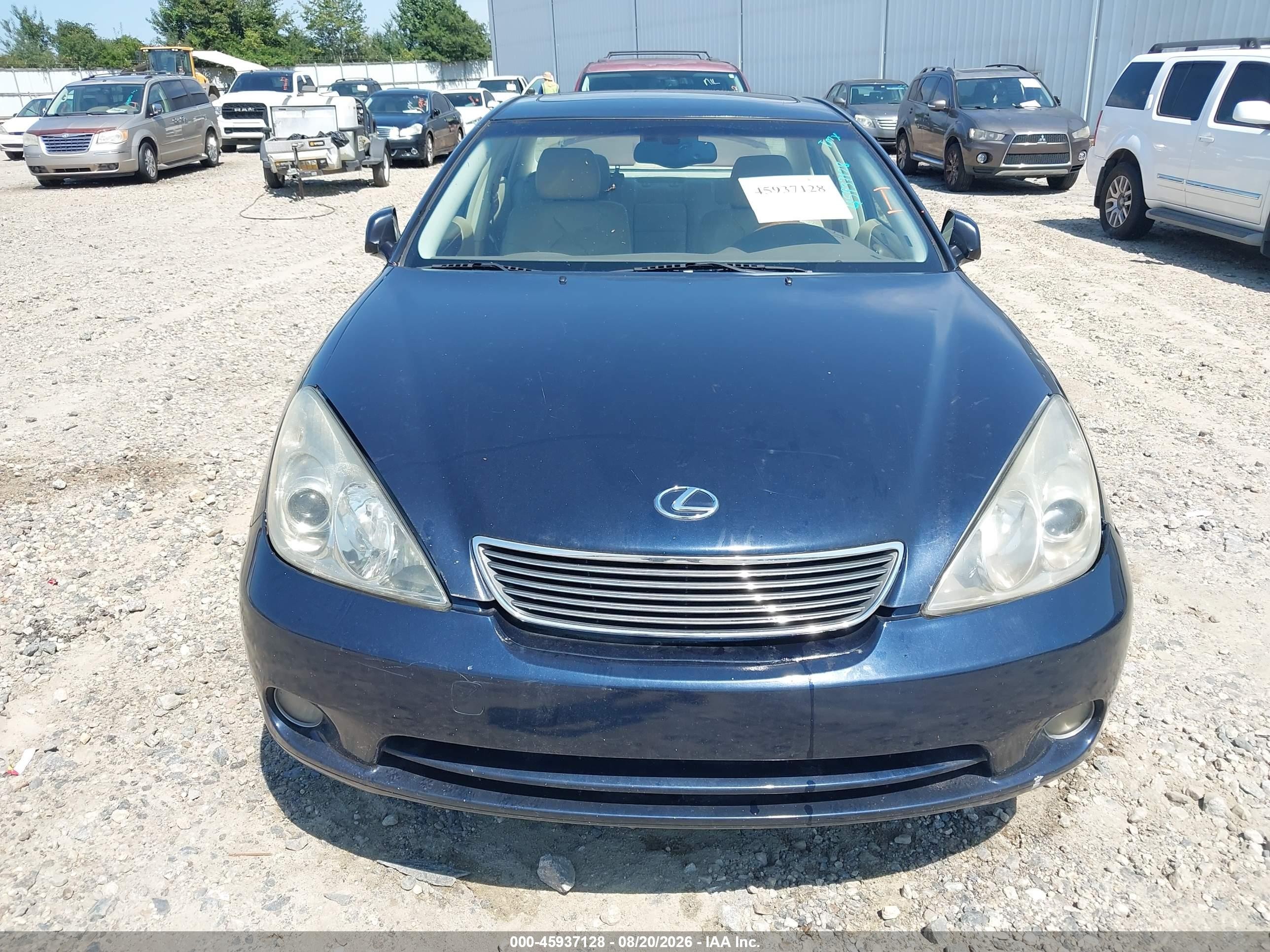 2005 Lexus Es 330   Black vin: JTHBA30GX55103066