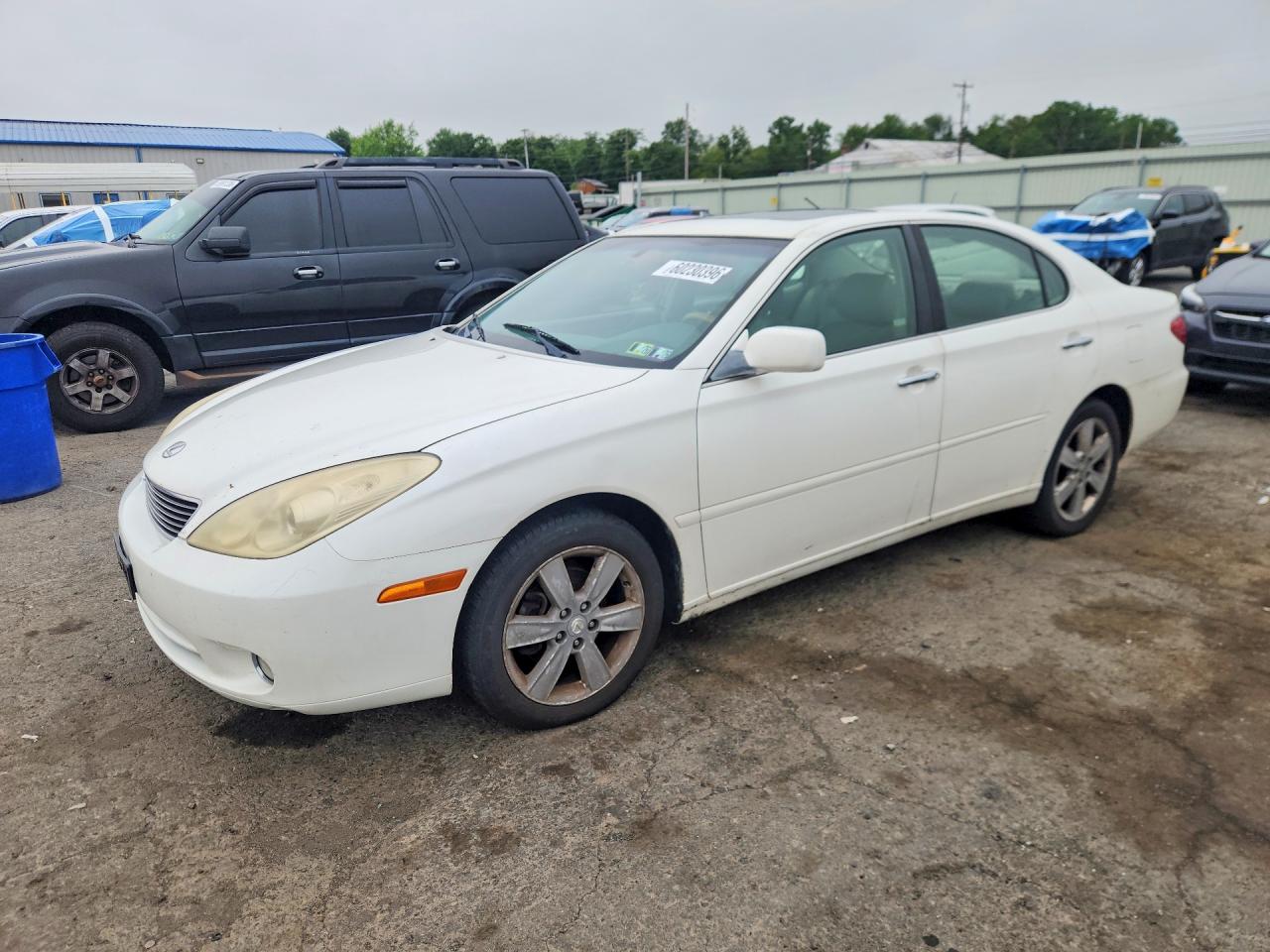 2005 Lexus Es 330 White vin: JTHBA30GX55120109