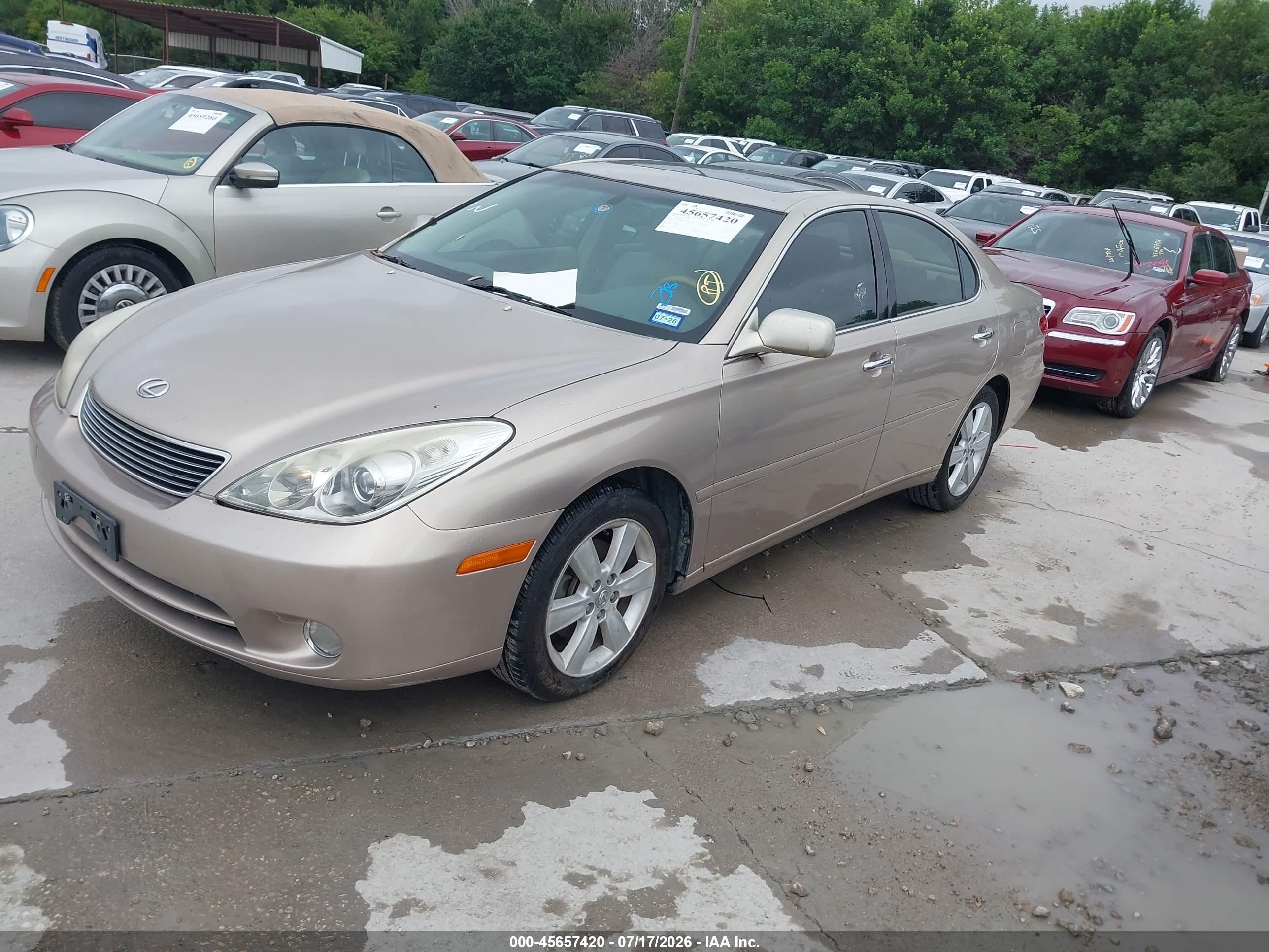 2005 Lexus Es 330   Beige vin: JTHBA30GX55121549