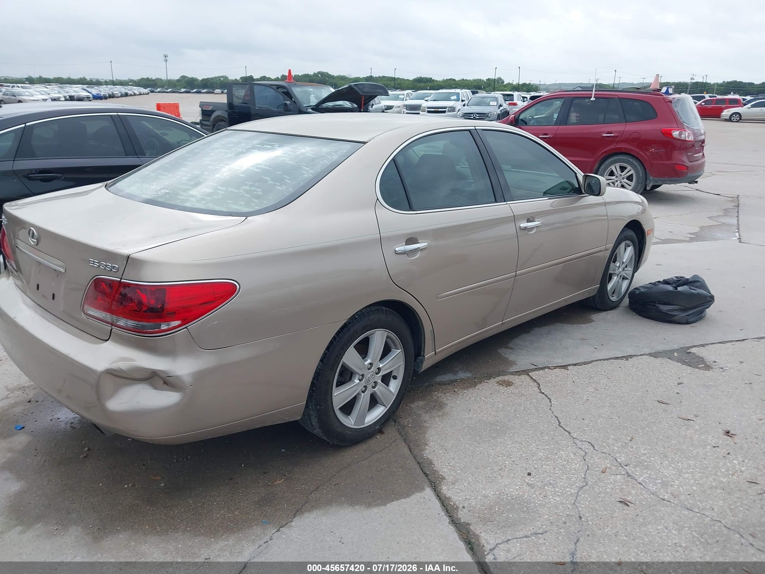 2005 Lexus Es 330   Beige vin: JTHBA30GX55121549