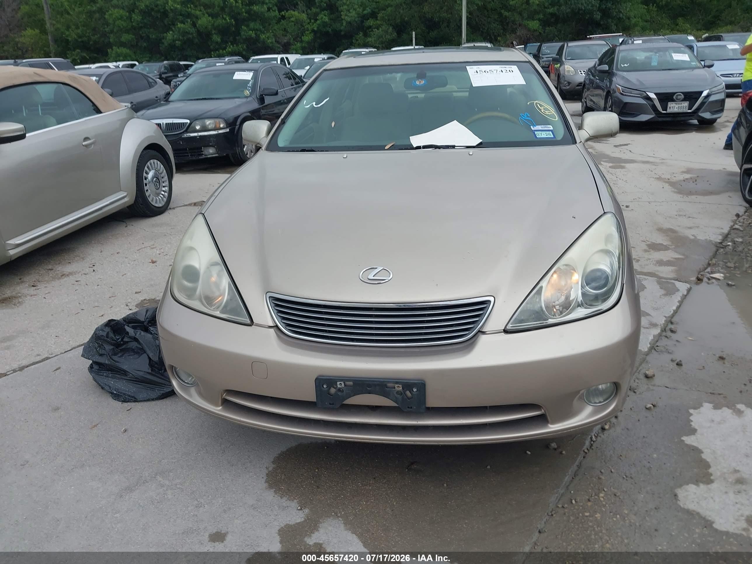 2005 Lexus Es 330   Beige vin: JTHBA30GX55121549