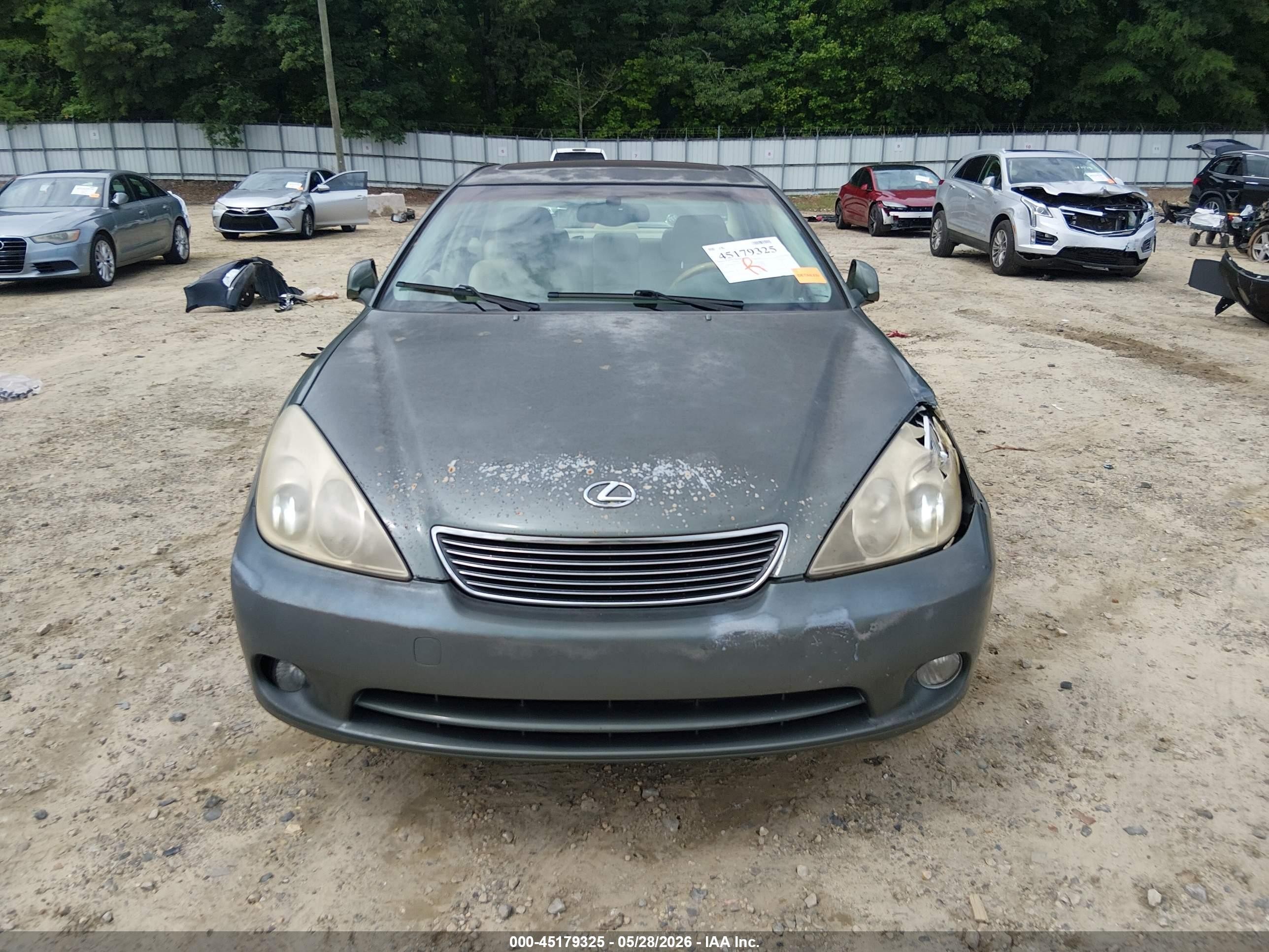 2005 Lexus Es 330   Green vin: JTHBA30GX55126962