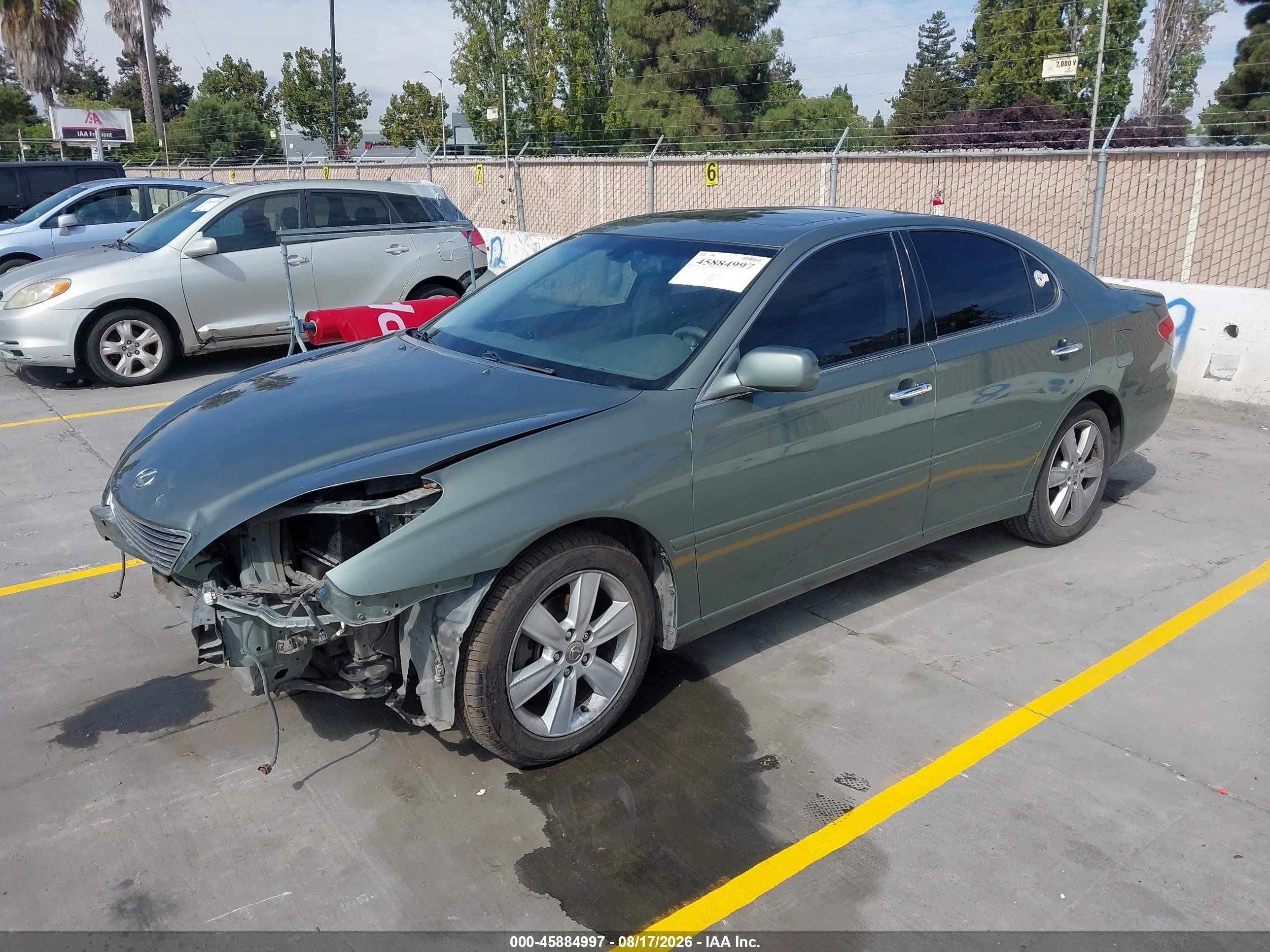 2005 Lexus Es 330 Green vin: JTHBA30GX55135919