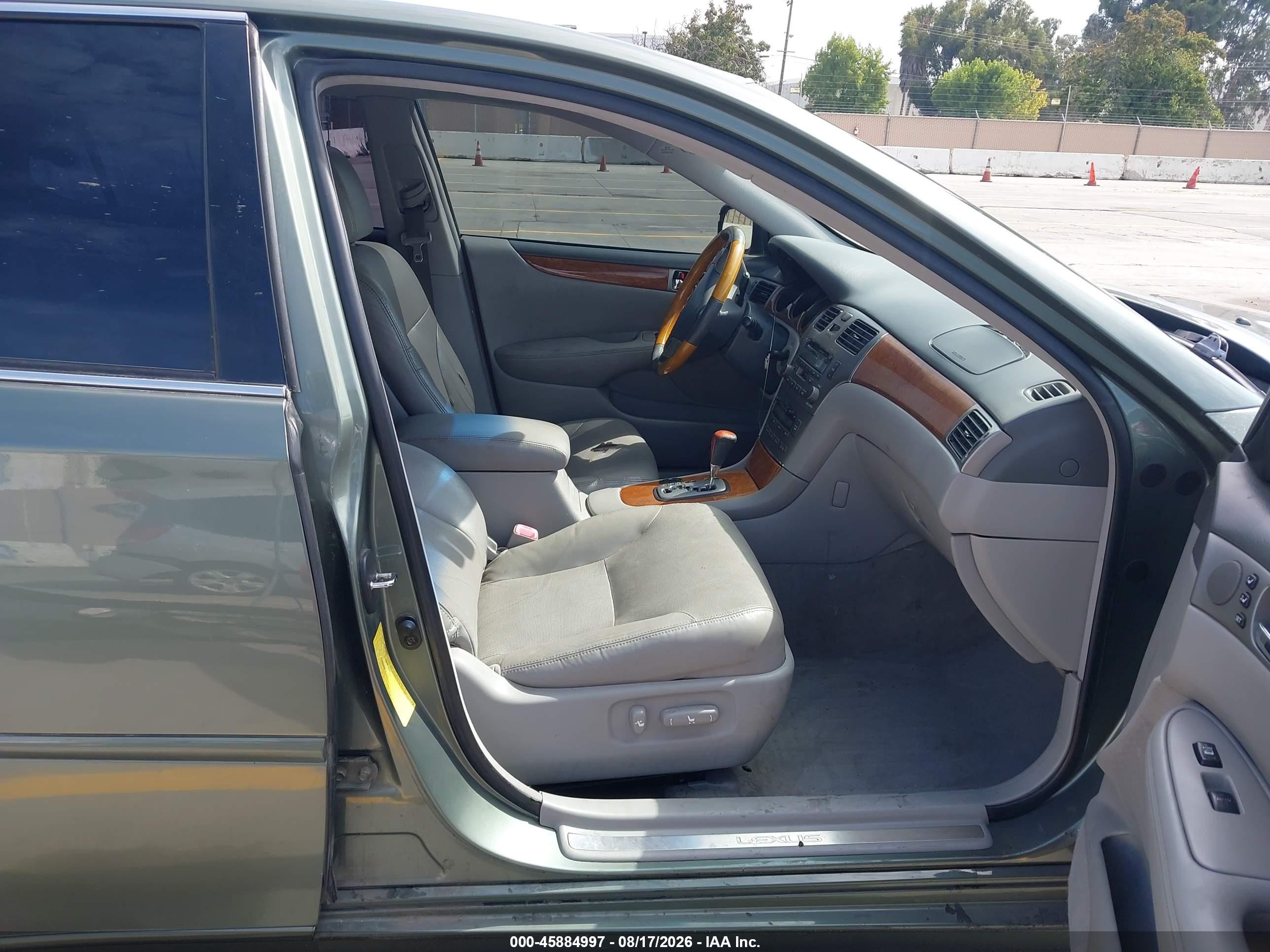 2005 Lexus Es 330 Green vin: JTHBA30GX55135919