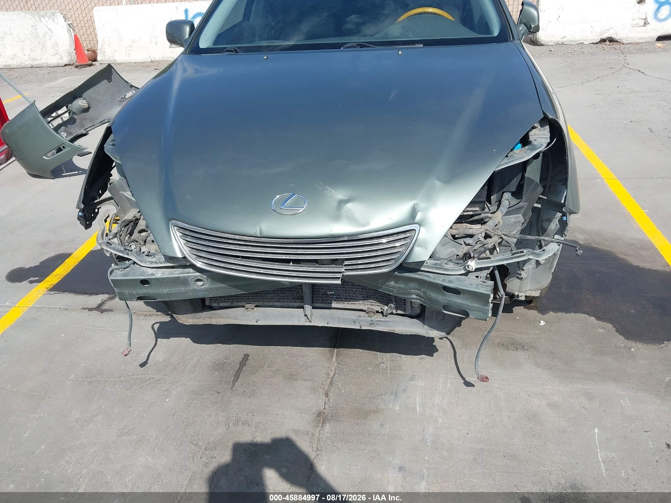 2005 Lexus Es 330 Green vin: JTHBA30GX55135919