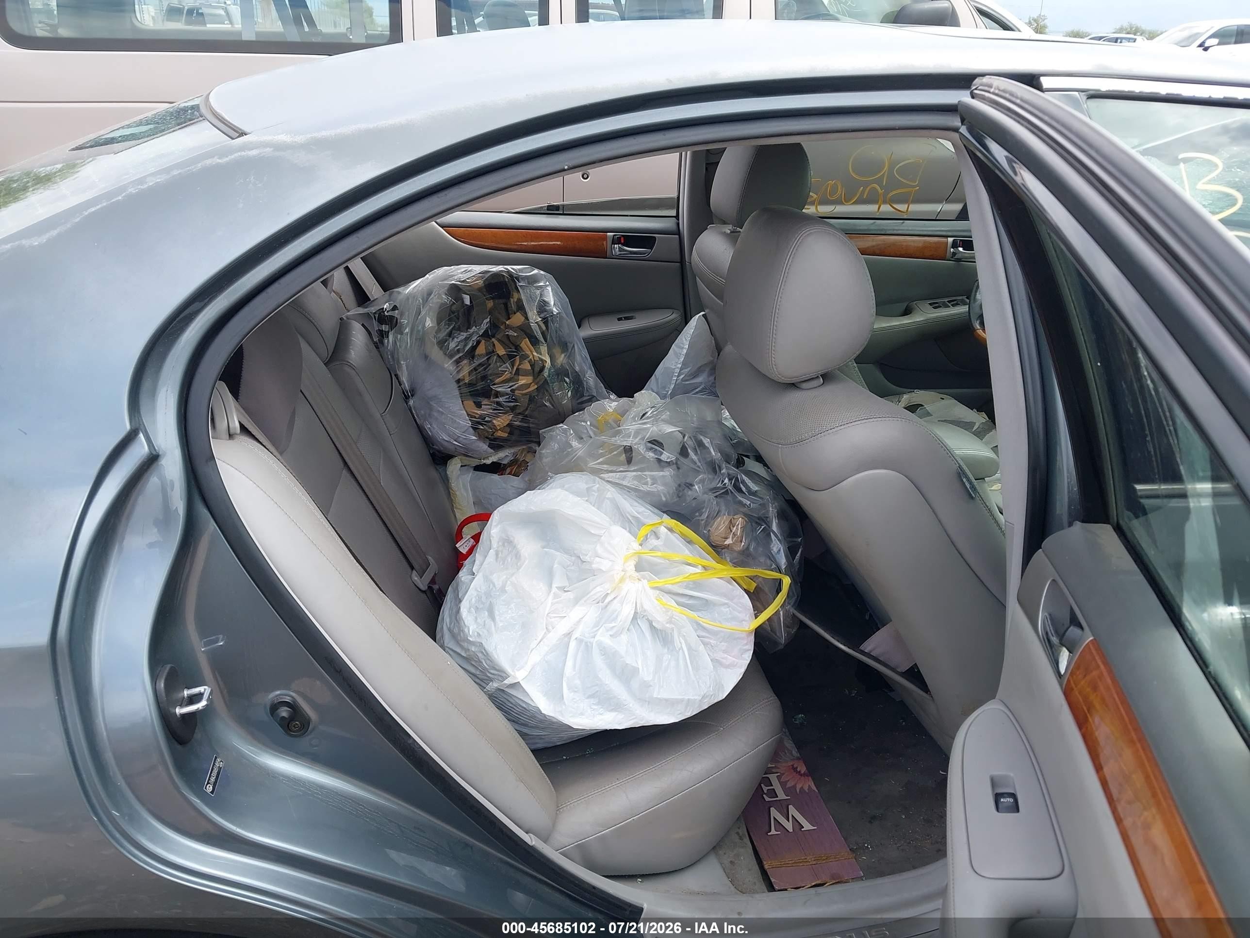 2006 Lexus Es 330   Серый vin: JTHBA30GX65146596