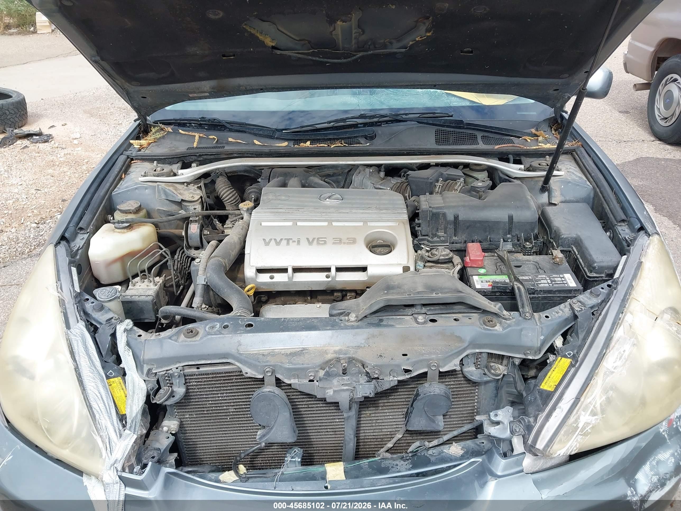 2006 Lexus Es 330   Серый vin: JTHBA30GX65146596