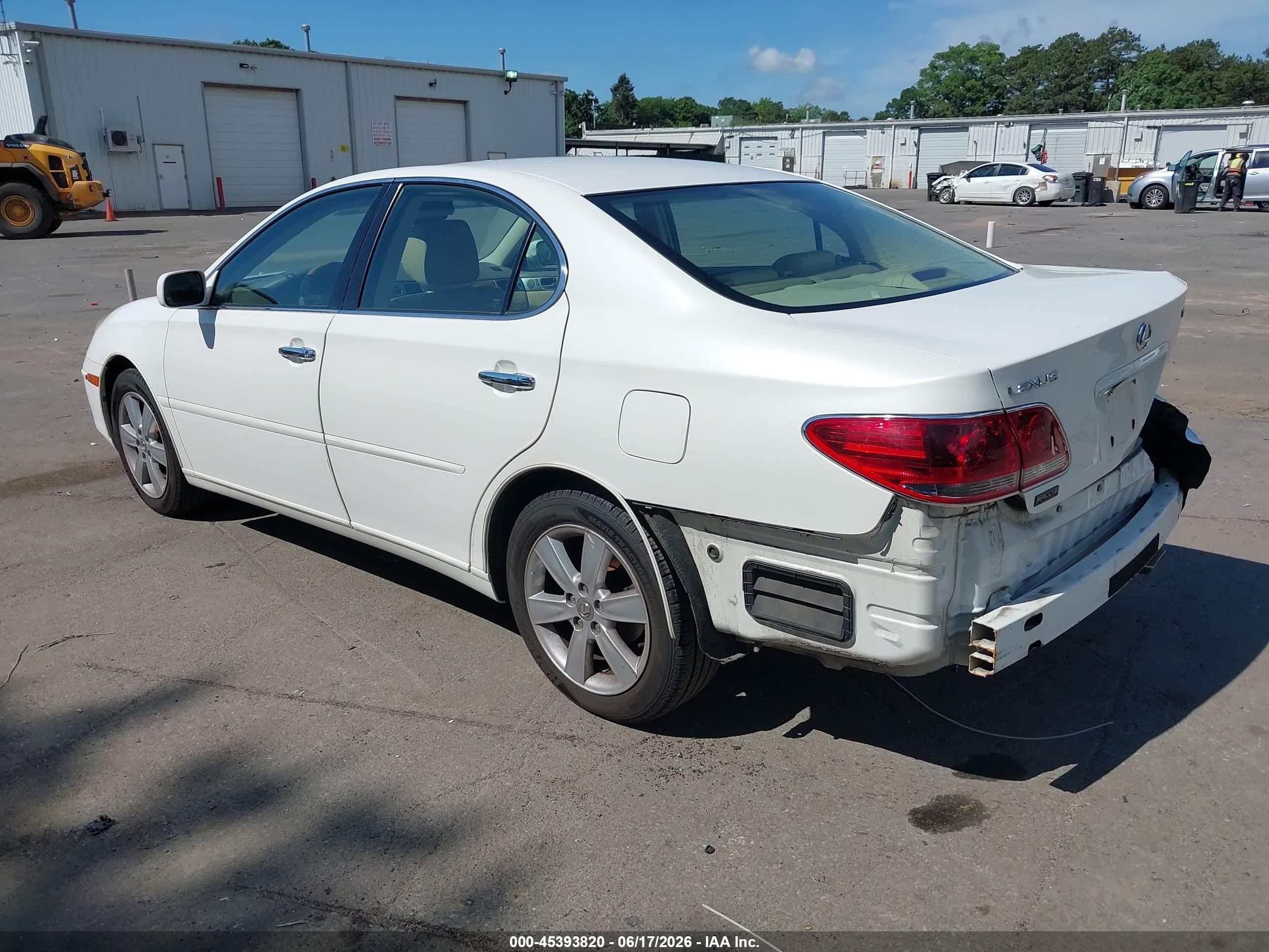 2006 Lexus Es 330   Белый vin: JTHBA30GX65168243