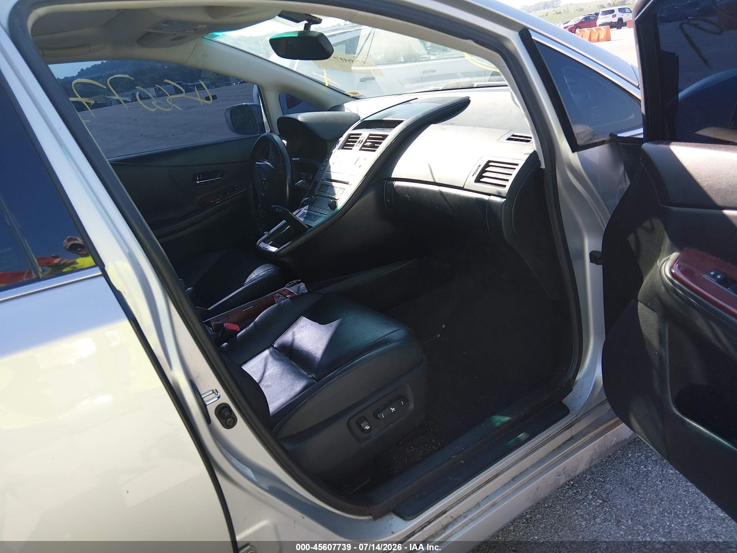 2010 Lexus Hs 250h   Silver vin: JTHBB1BA0A2005041