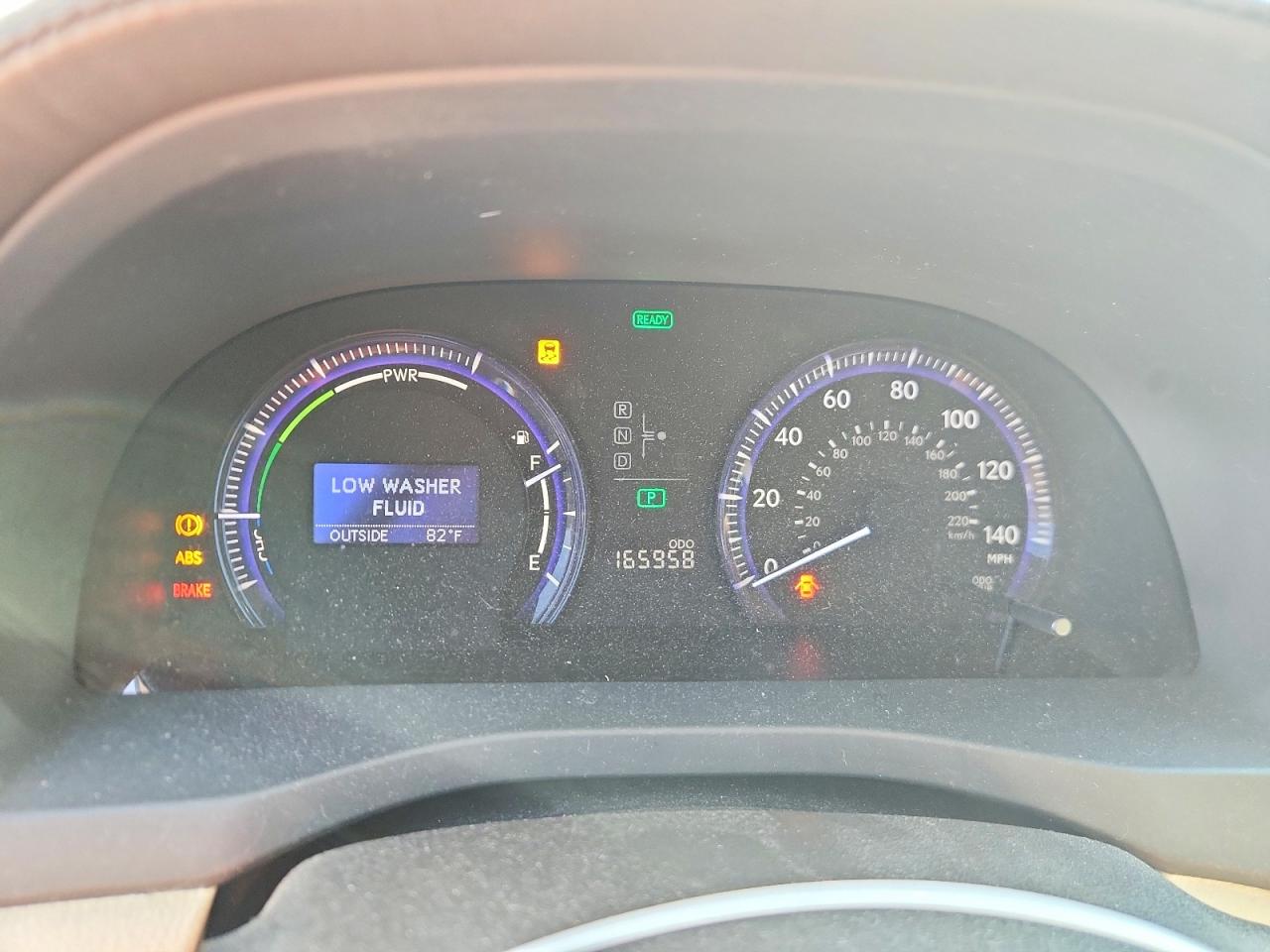 2010 Lexus Hs 250h Red vin: JTHBB1BA0A2006318