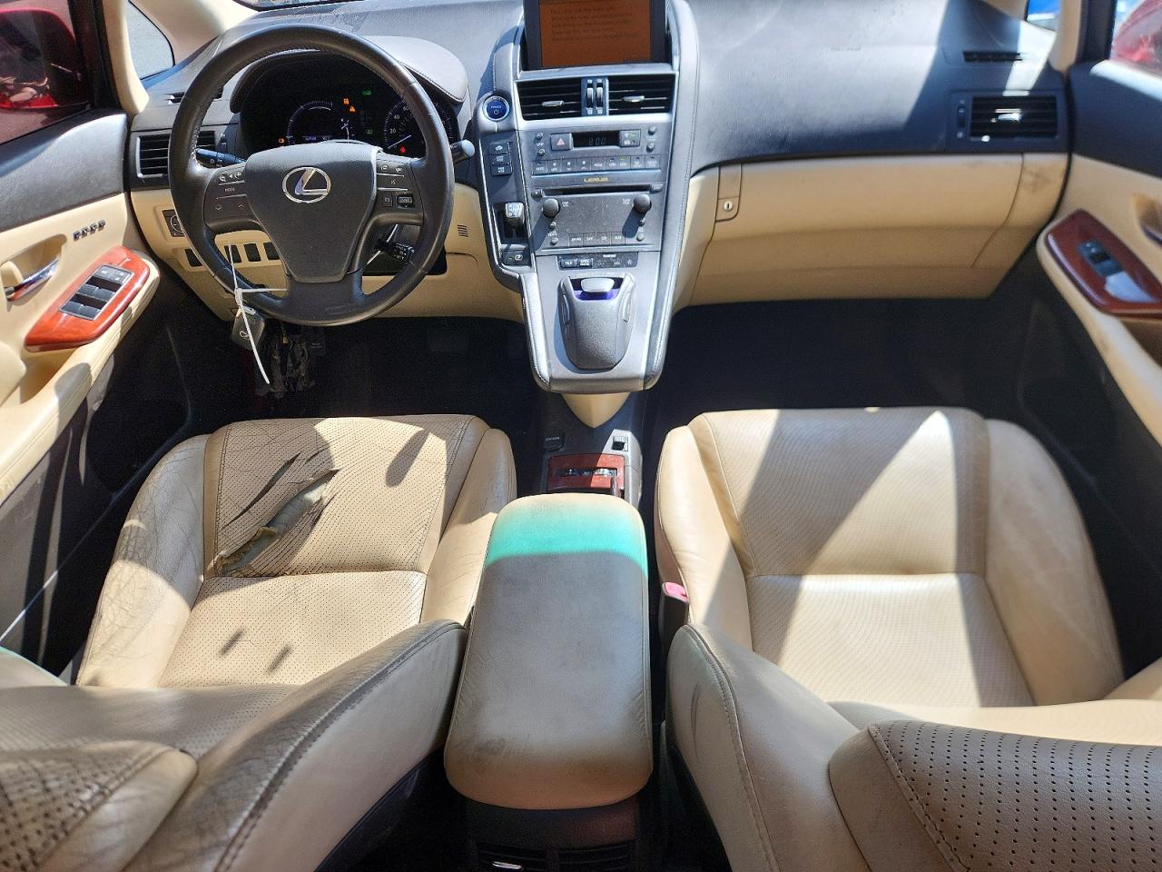2010 Lexus Hs 250h Red vin: JTHBB1BA0A2006318