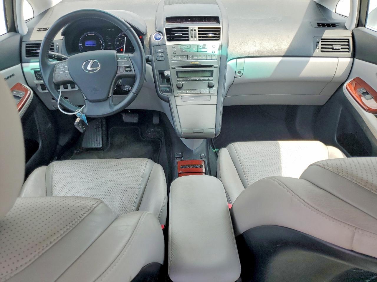 2010 Lexus Hs 250h White vin: JTHBB1BA0A2006433