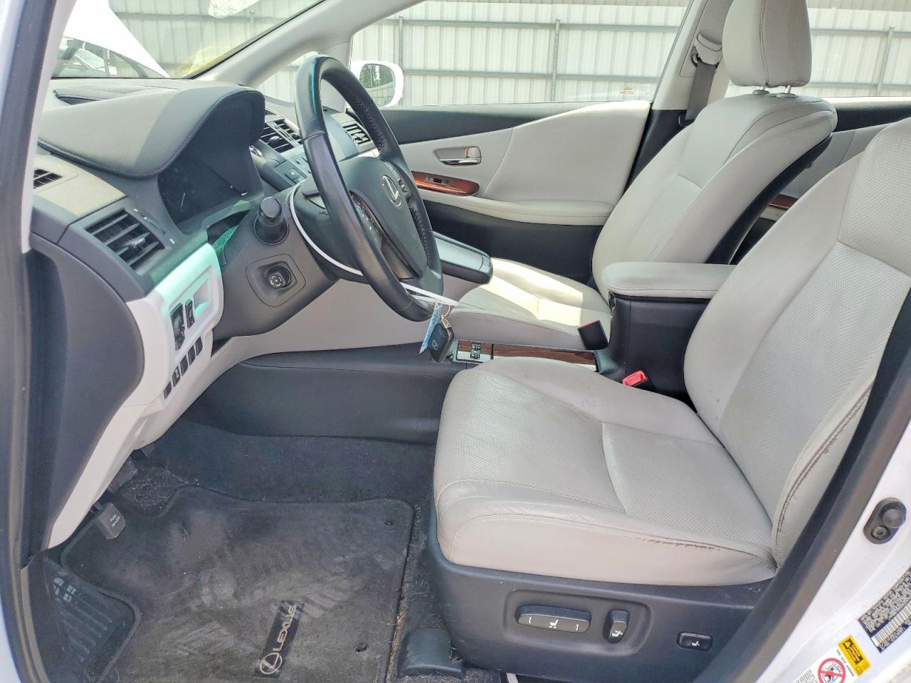 2010 Lexus Hs 250h White vin: JTHBB1BA0A2006433
