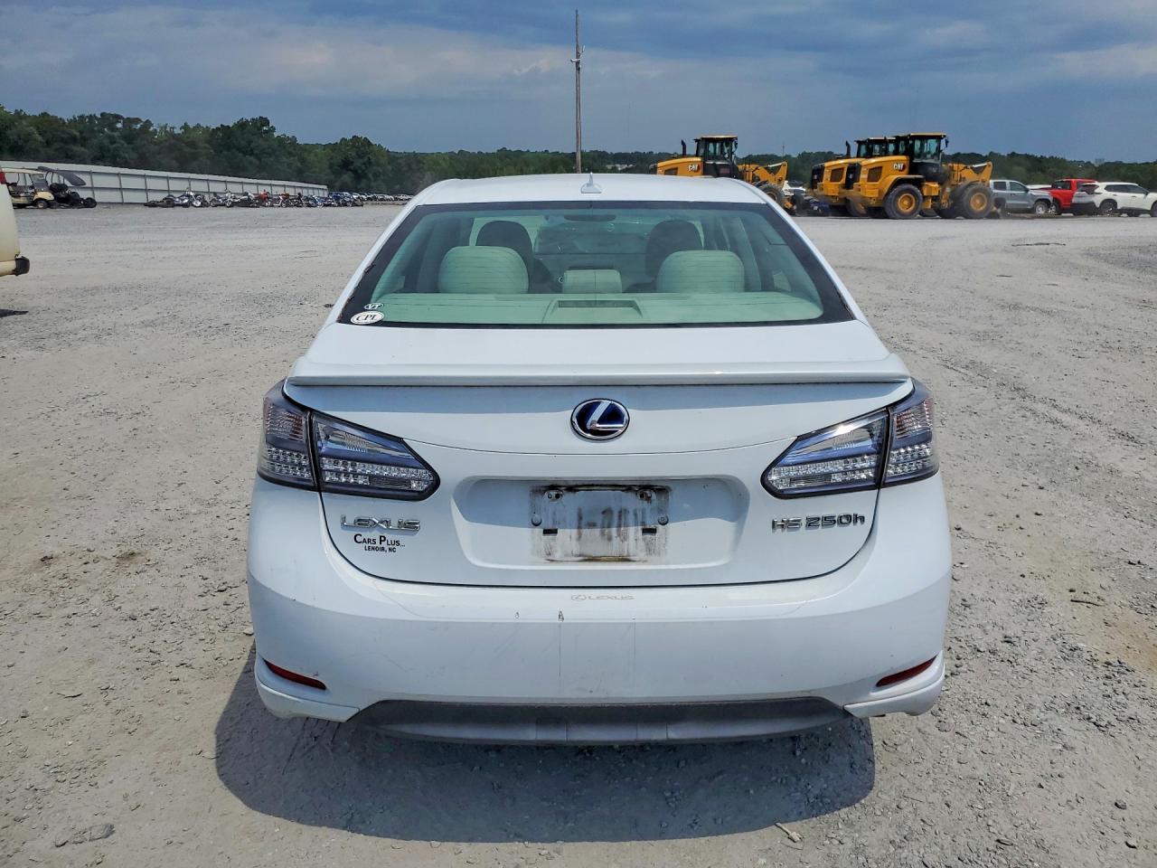 2010 Lexus Hs 250h White vin: JTHBB1BA0A2006433