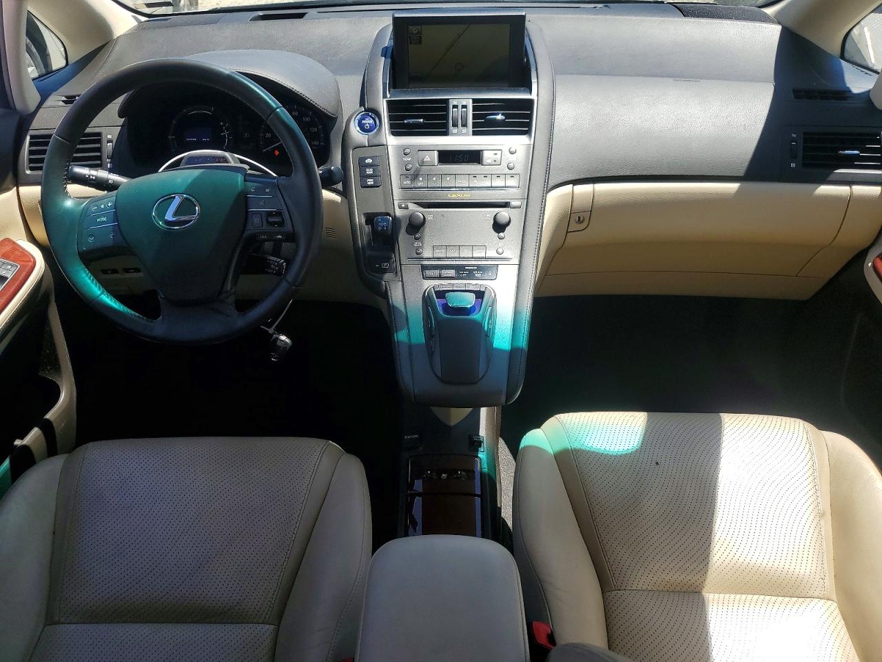 2010 Lexus Hs 250h White vin: JTHBB1BA0A2007209