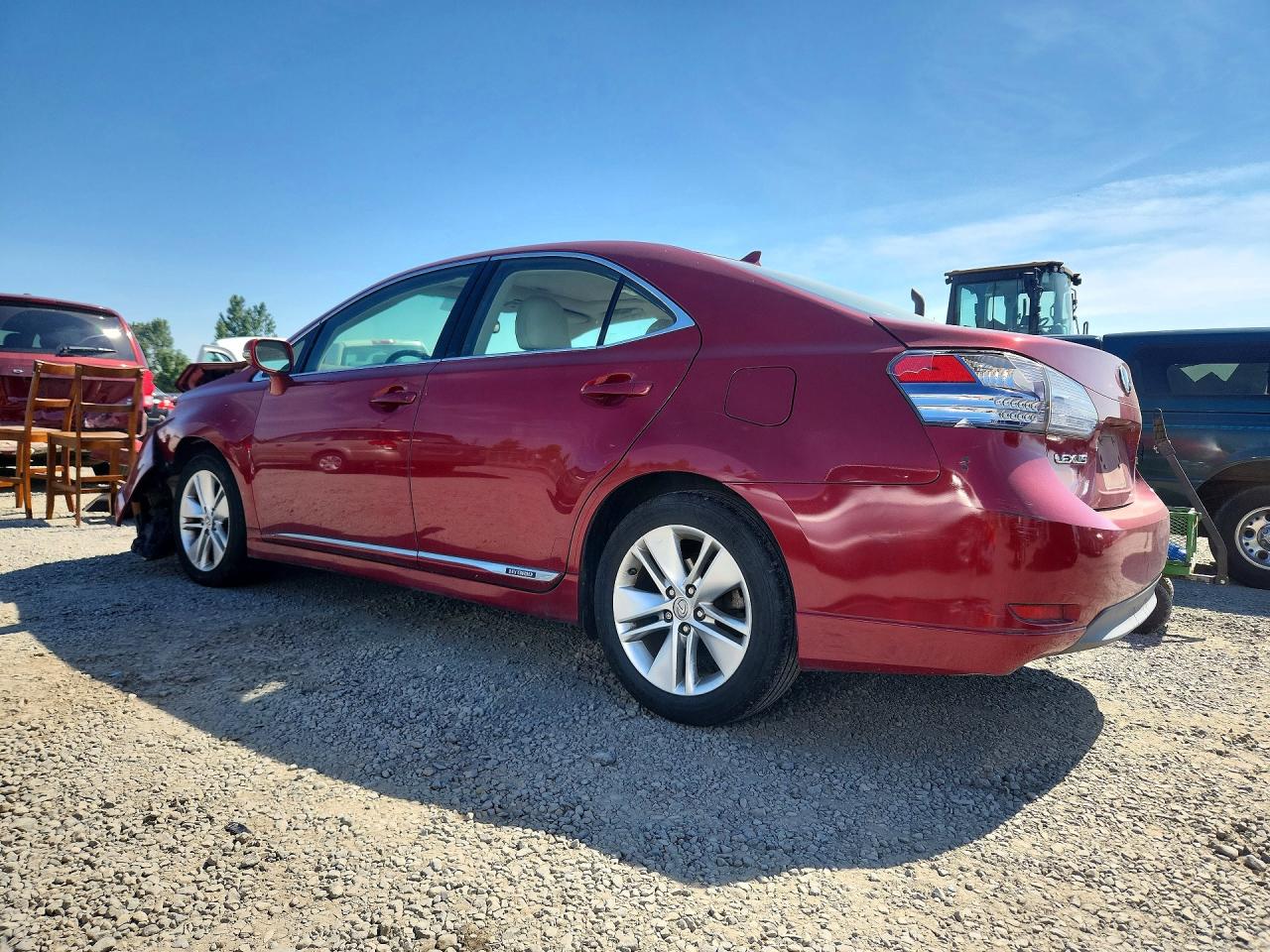 2010 Lexus Hs 250h Maroon vin: JTHBB1BA0A2012328
