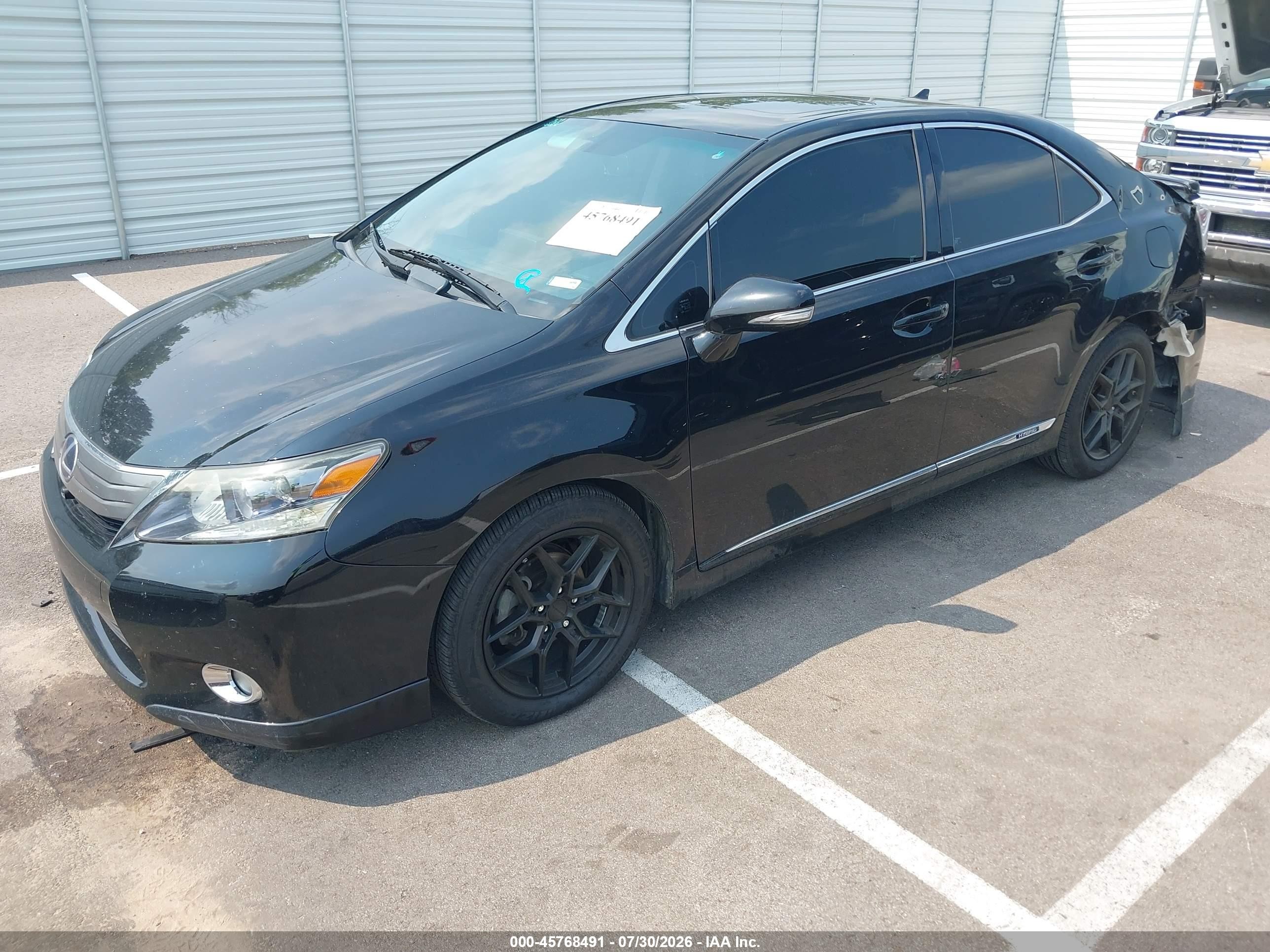 2010 Lexus Hs 250h Premium Black vin: JTHBB1BA0A2016962