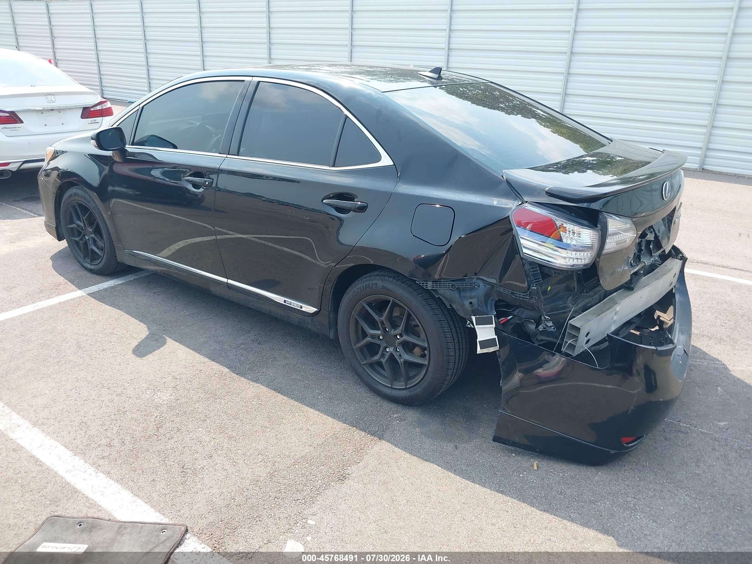 2010 Lexus Hs 250h Premium Black vin: JTHBB1BA0A2016962