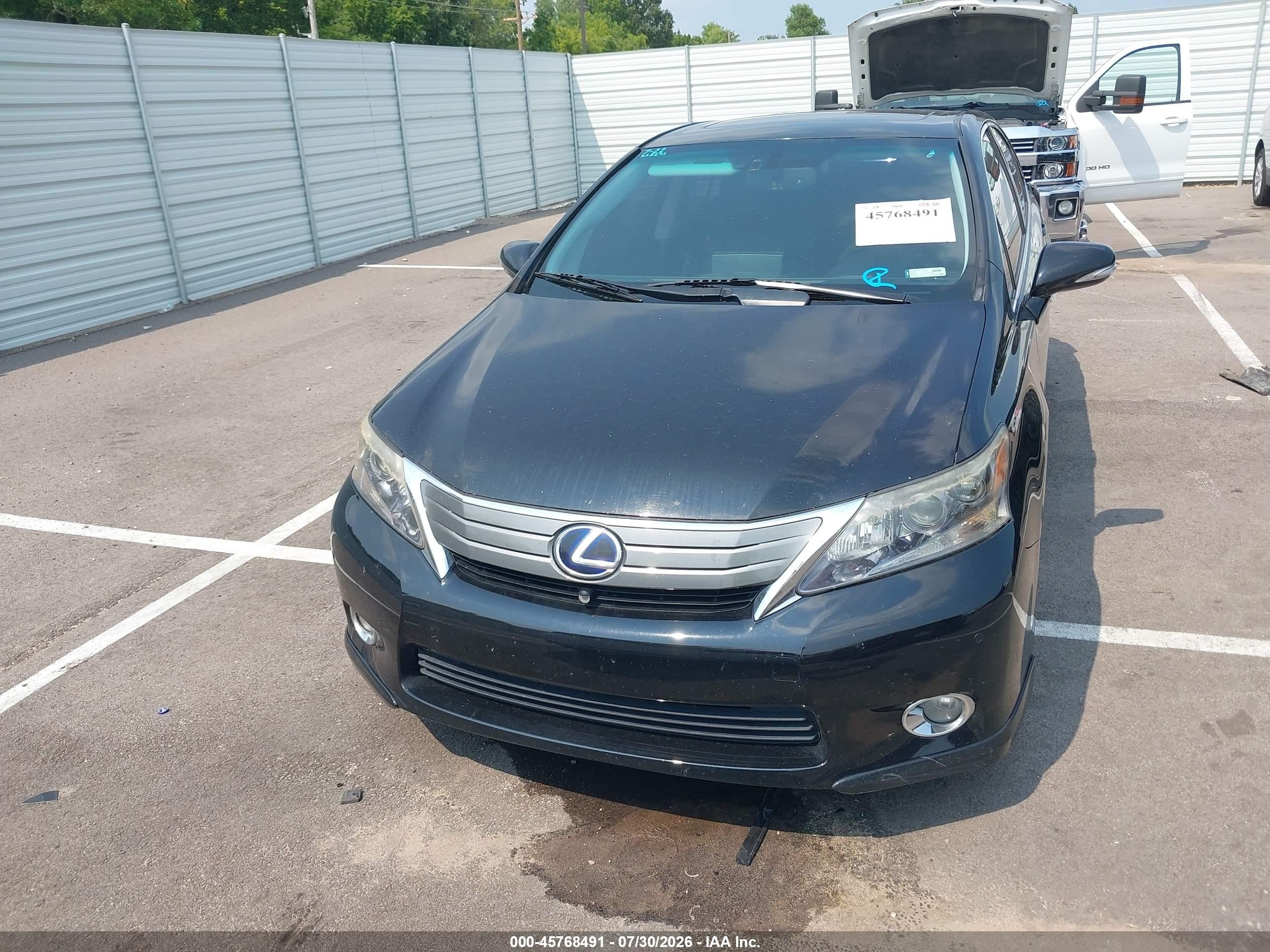2010 Lexus Hs 250h Premium Black vin: JTHBB1BA0A2016962