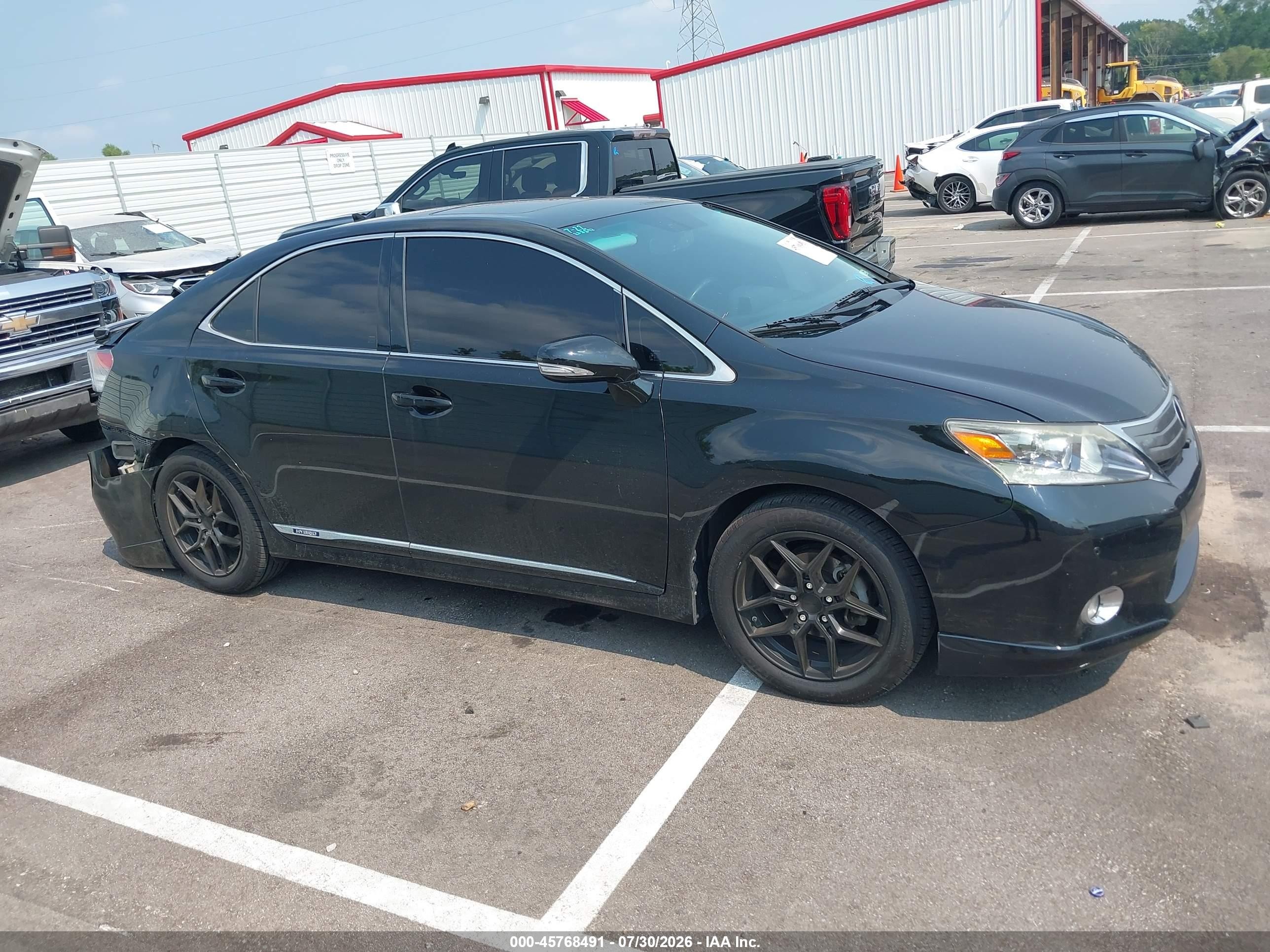 2010 Lexus Hs 250h Premium Black vin: JTHBB1BA0A2016962