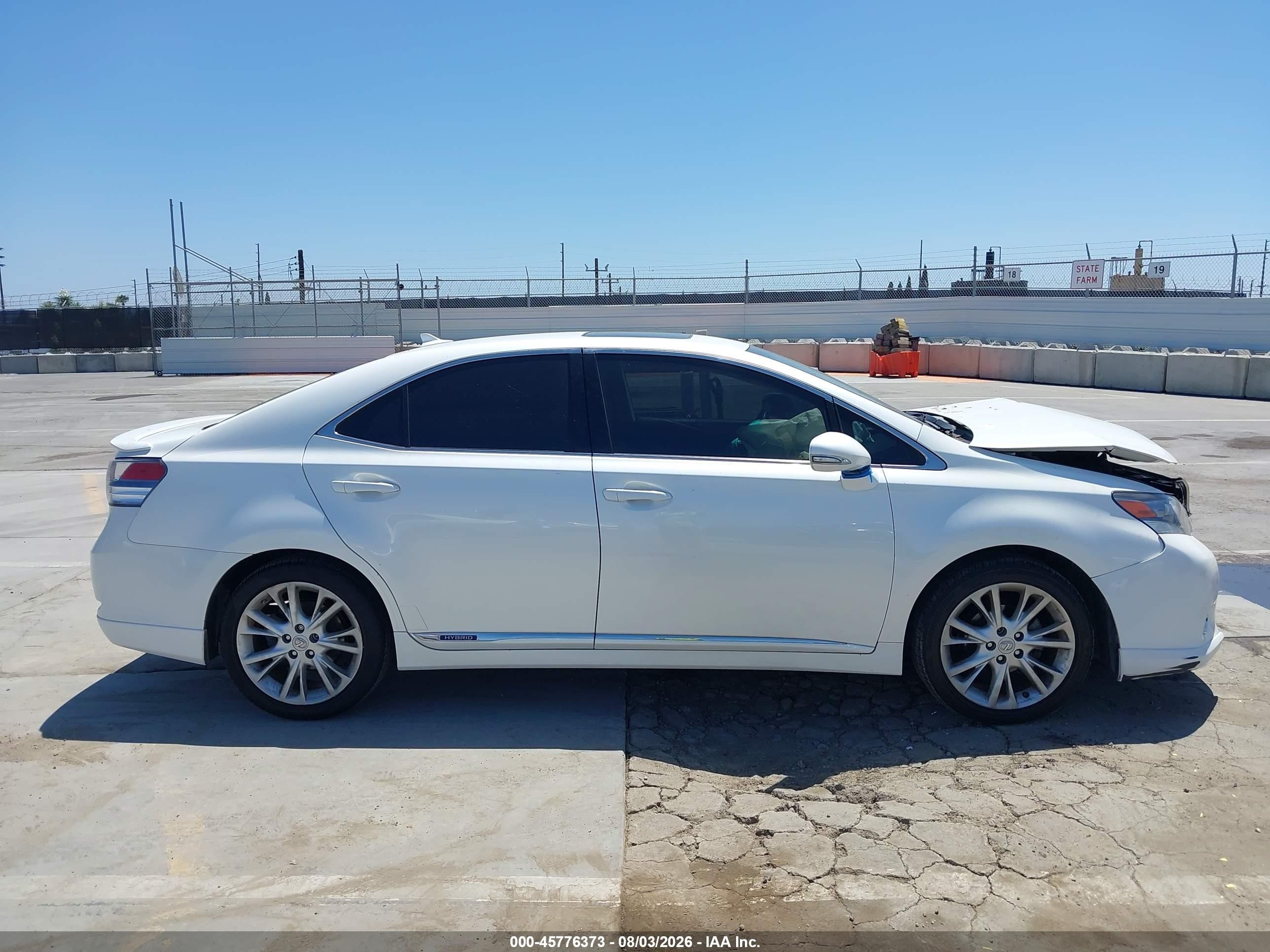 2010 Lexus Hs 250h Premium White vin: JTHBB1BA0A2017027