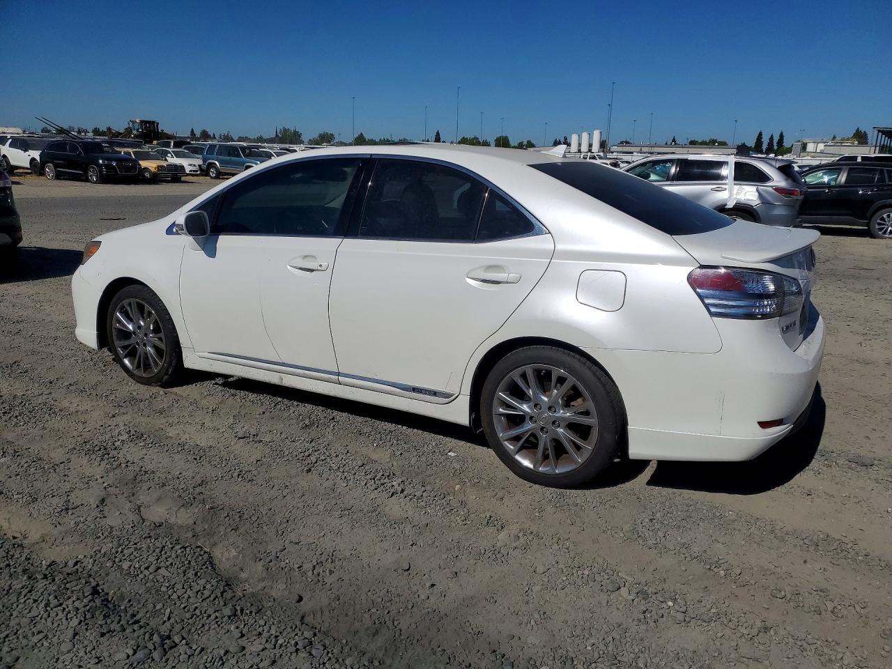2010 Lexus Hs 250h White vin: JTHBB1BA0A2020784