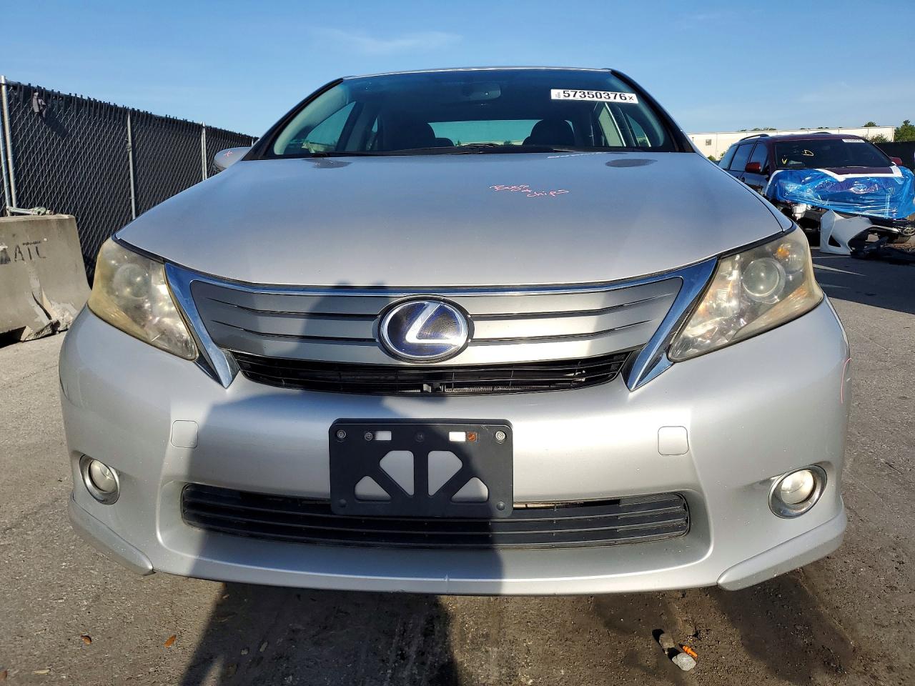 2012 Lexus Hs 250h Silver vin: JTHBB1BA0C2050077