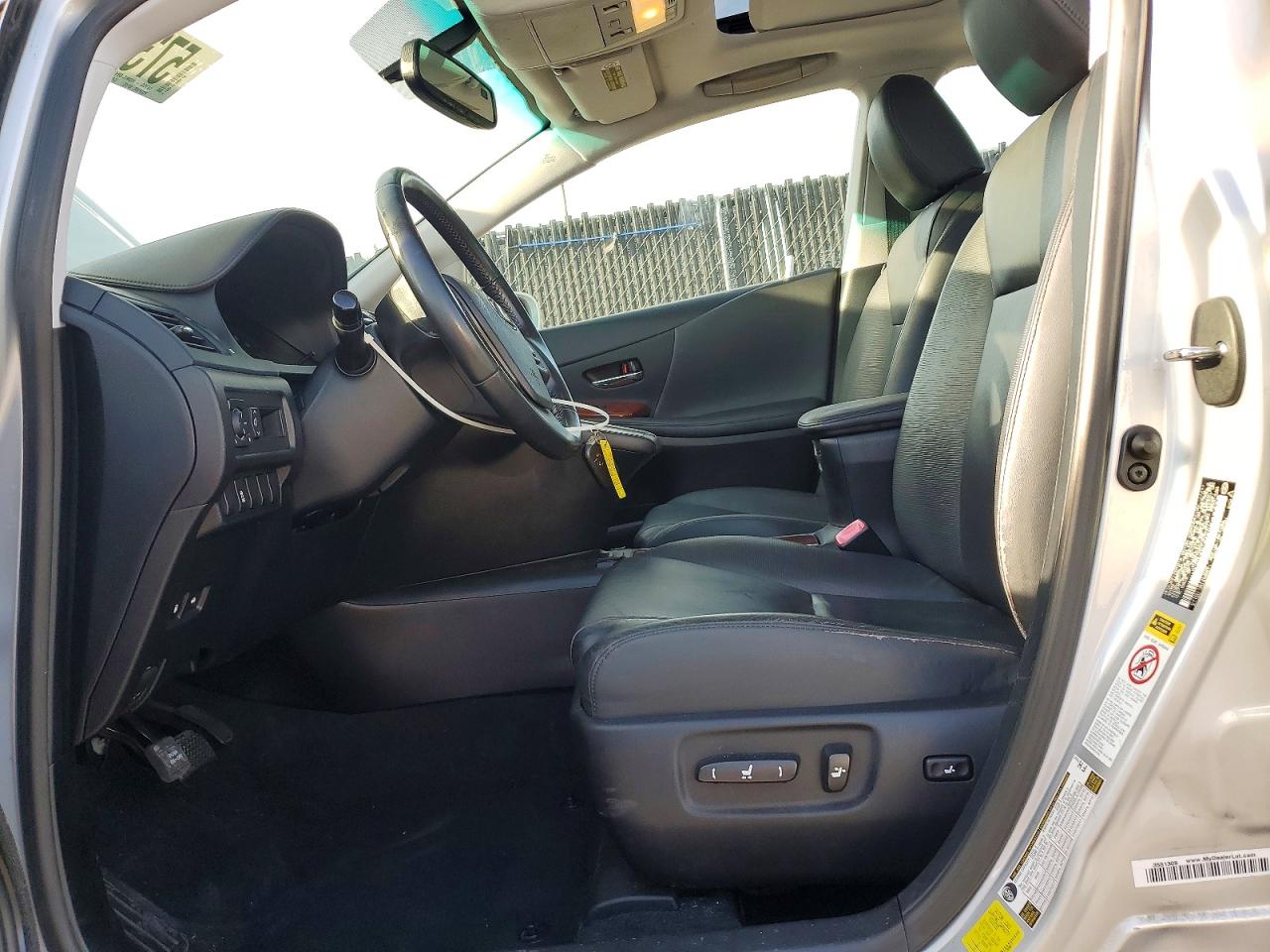 2012 Lexus Hs 250h Silver vin: JTHBB1BA0C2050077