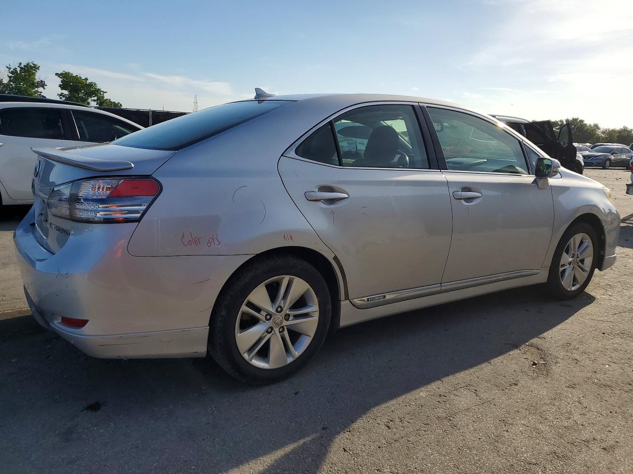 2012 Lexus Hs 250h Silver vin: JTHBB1BA0C2050077