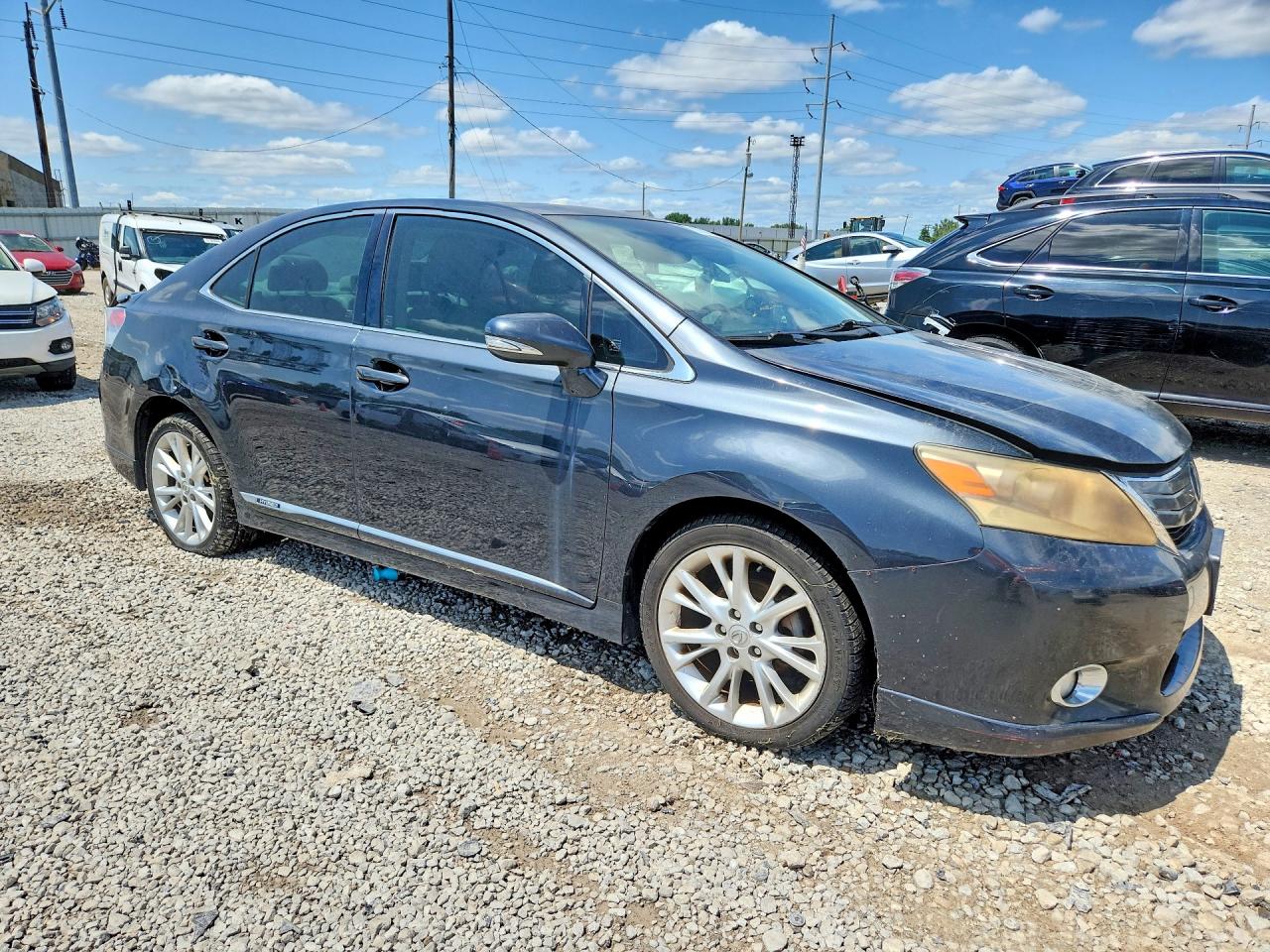 2010 Lexus Hs 250h Gray vin: JTHBB1BA1A2003153