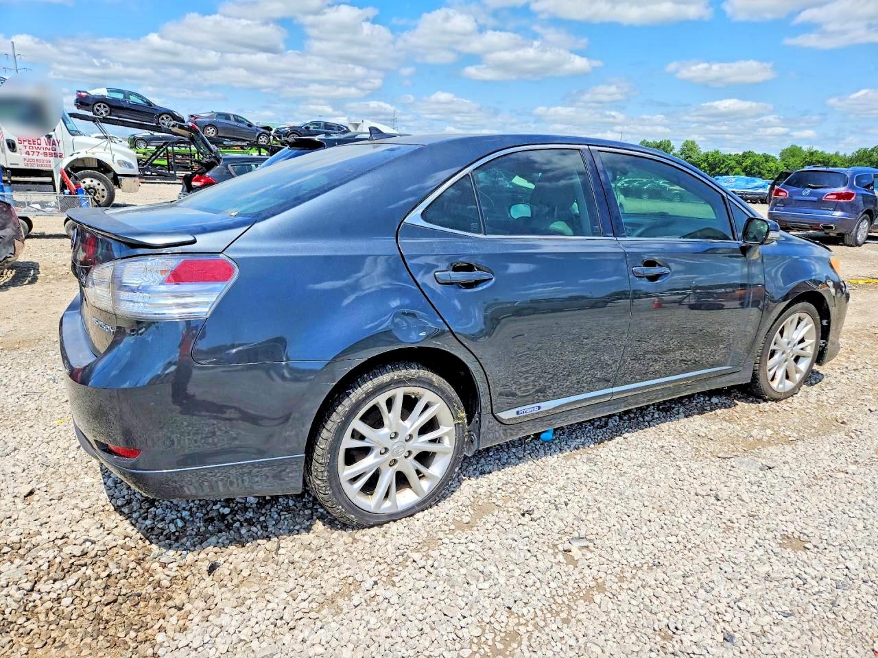 2010 Lexus Hs 250h Gray vin: JTHBB1BA1A2003153