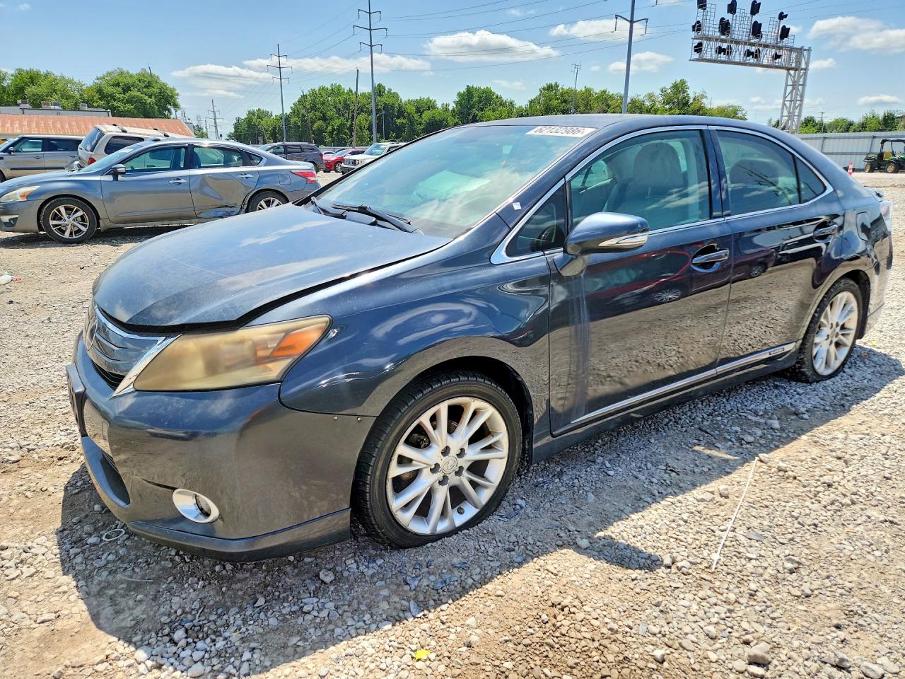 2010 Lexus Hs 250h Gray vin: JTHBB1BA1A2003153