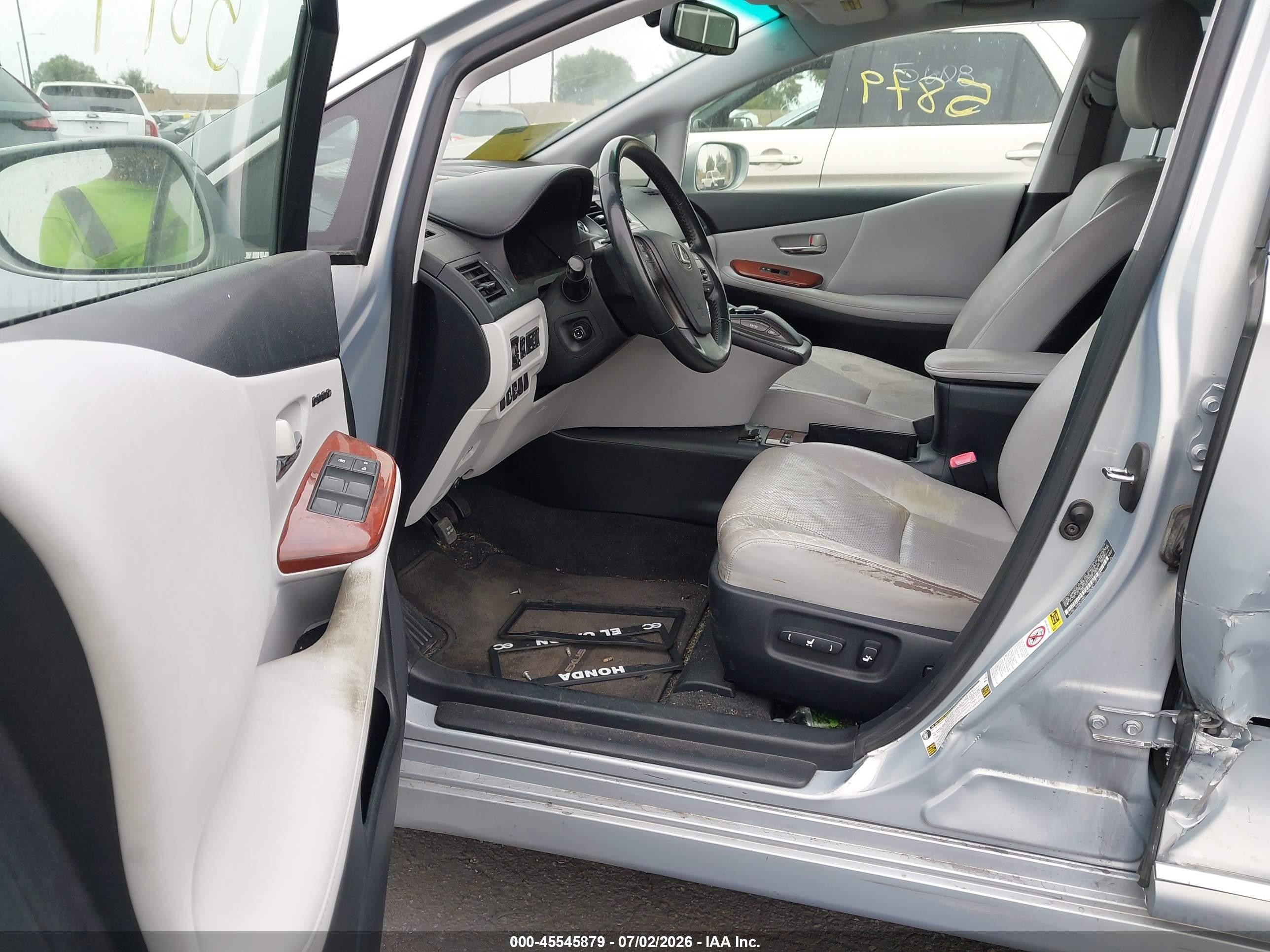 2010 Lexus Hs 250h Premium Серебряный vin: JTHBB1BA1A2013925