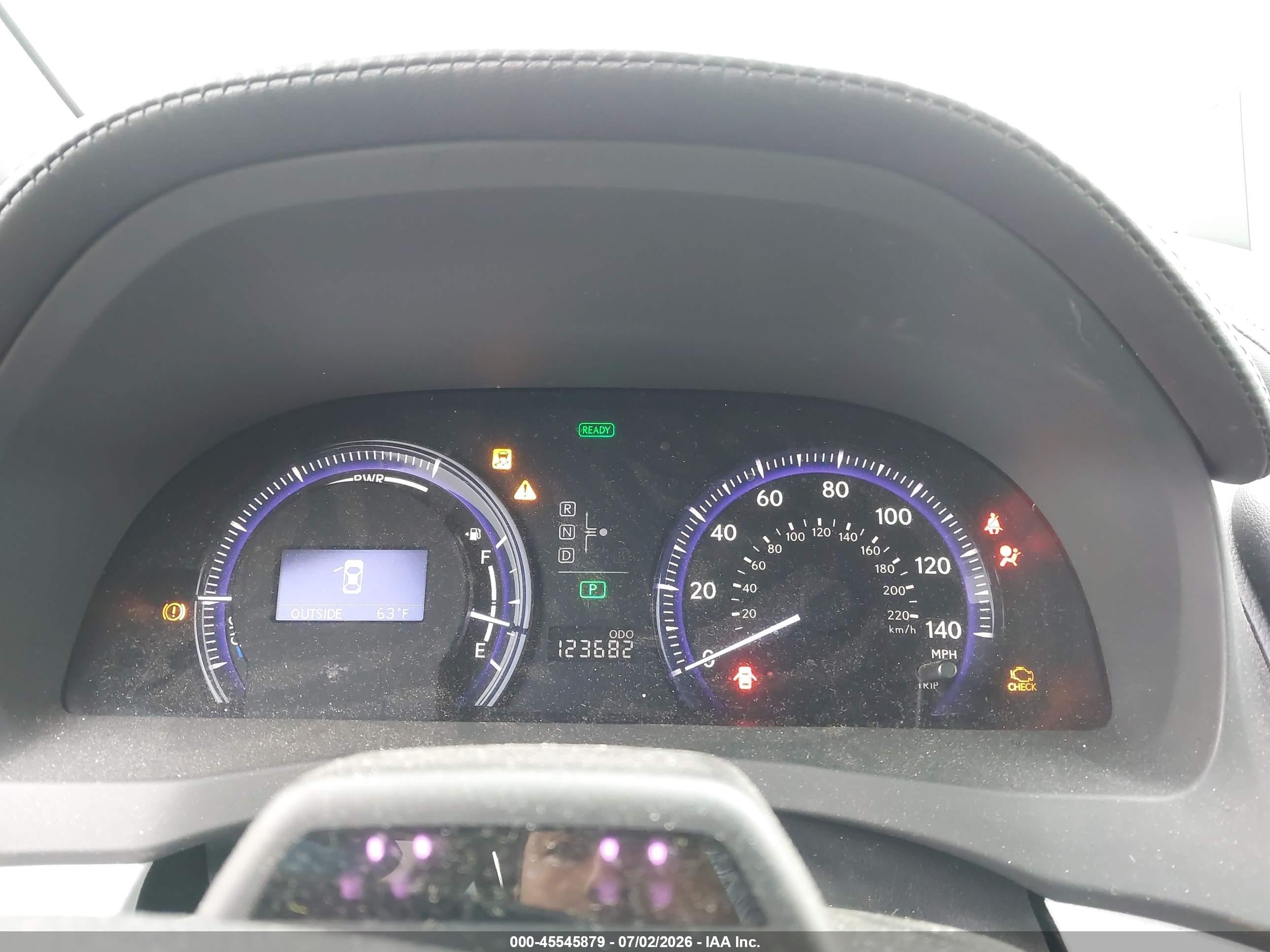 2010 Lexus Hs 250h Premium Серебряный vin: JTHBB1BA1A2013925