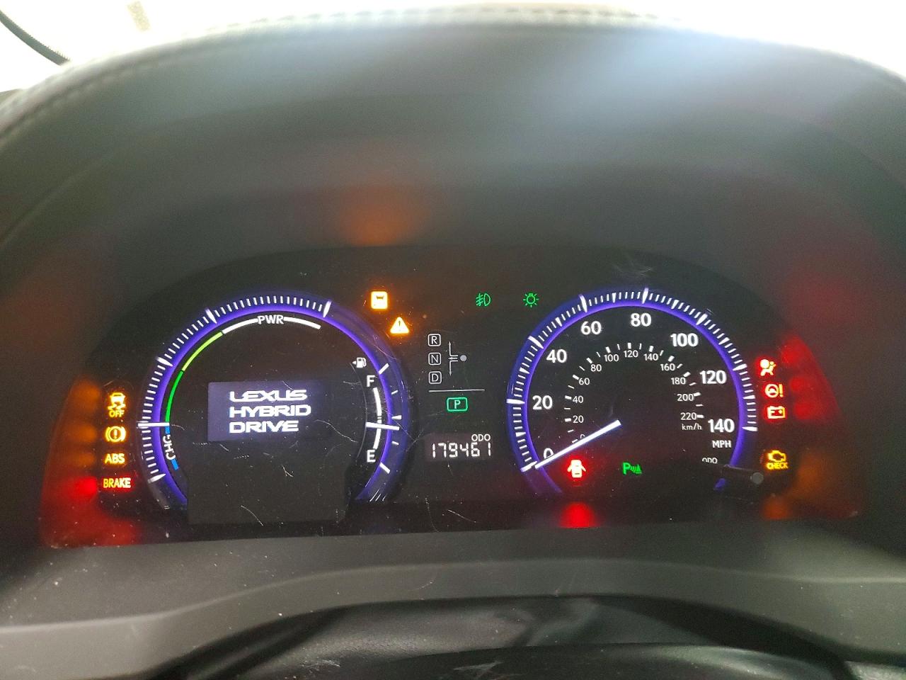 2010 Lexus Hs 250h Premium Blue vin: JTHBB1BA1A2017800