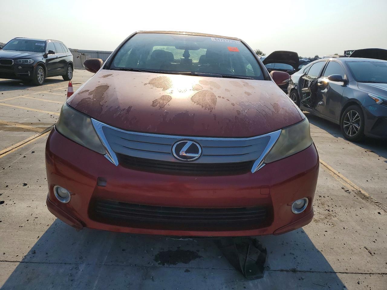 2010 Lexus Hs 250h Burgundy vin: JTHBB1BA1A2025010
