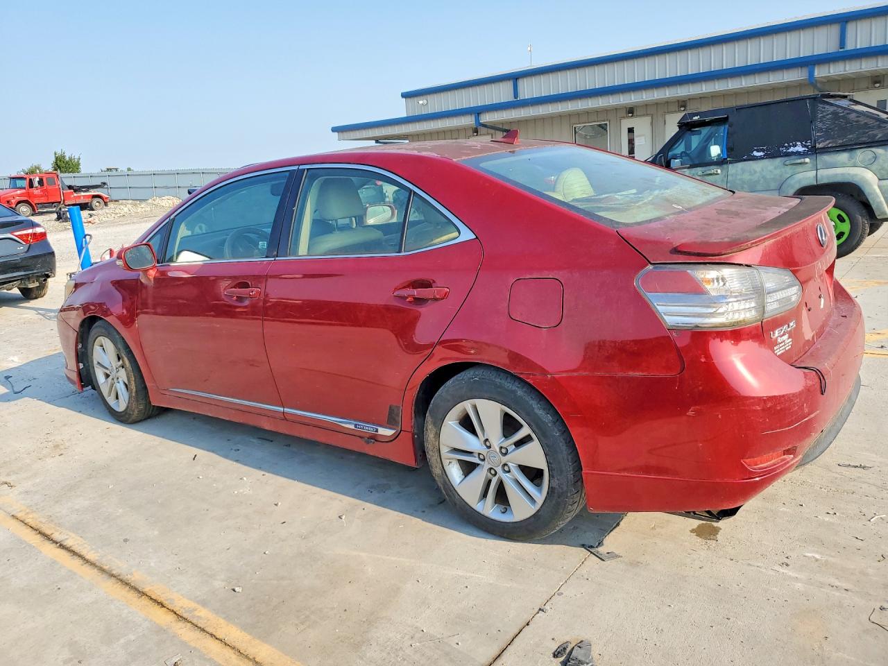 2010 Lexus Hs 250h Burgundy vin: JTHBB1BA1A2025010