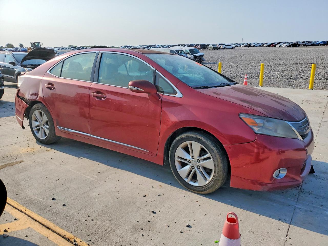 2010 Lexus Hs 250h Burgundy vin: JTHBB1BA1A2025010