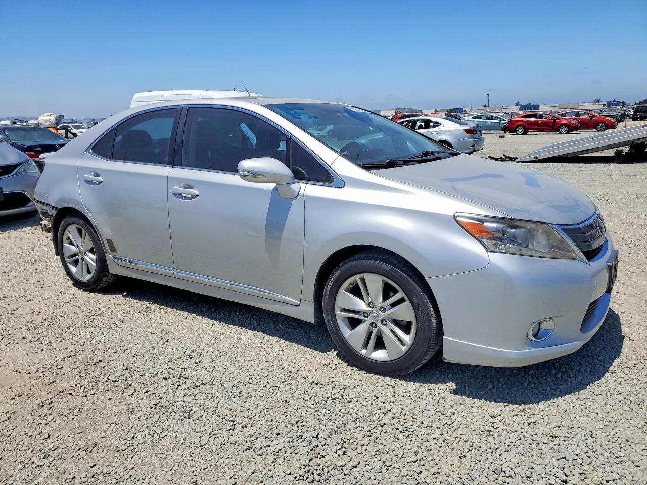 2010 Lexus Hs 250h Silver vin: JTHBB1BA1A2025279