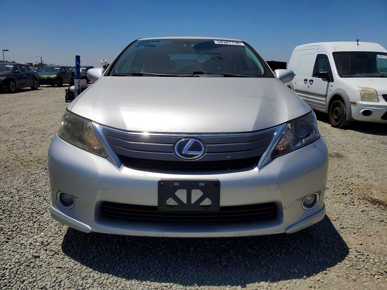 2010 Lexus Hs 250h Silver vin: JTHBB1BA1A2025279