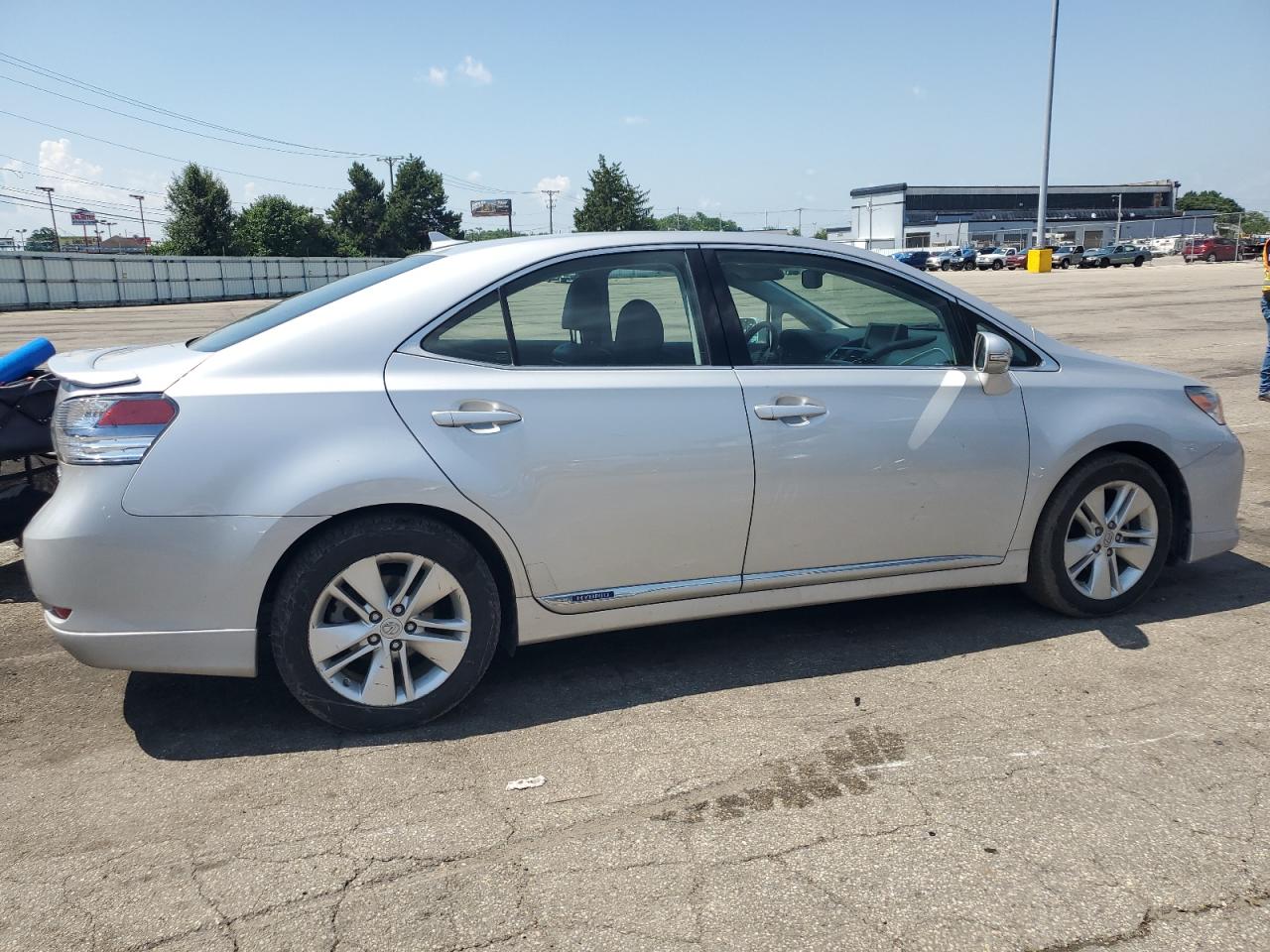 2010 Lexus Hs 250h Silver vin: JTHBB1BA2A2001346