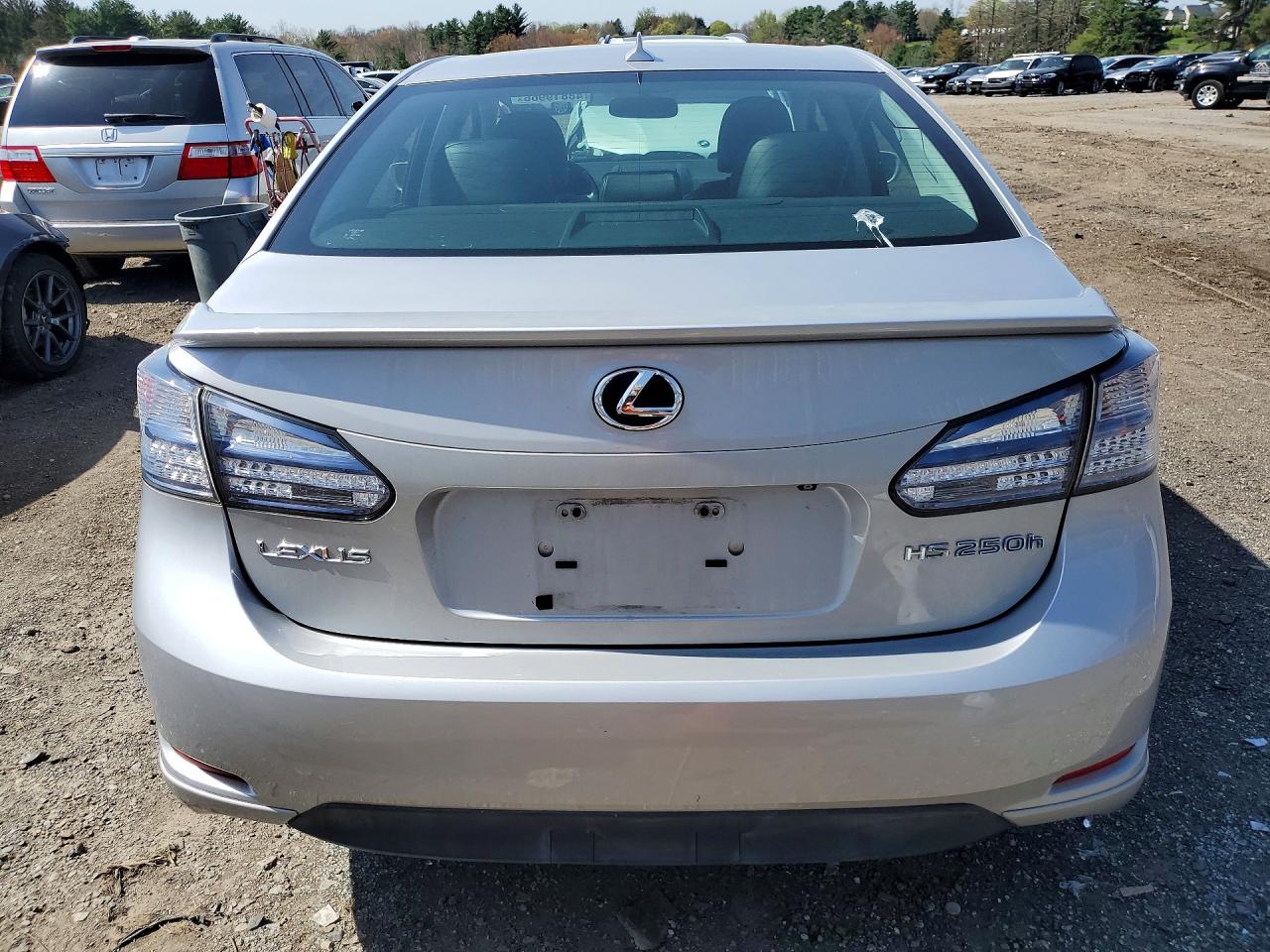 2010 Lexus Hs 250h Base Silver vin: JTHBB1BA2A2005381