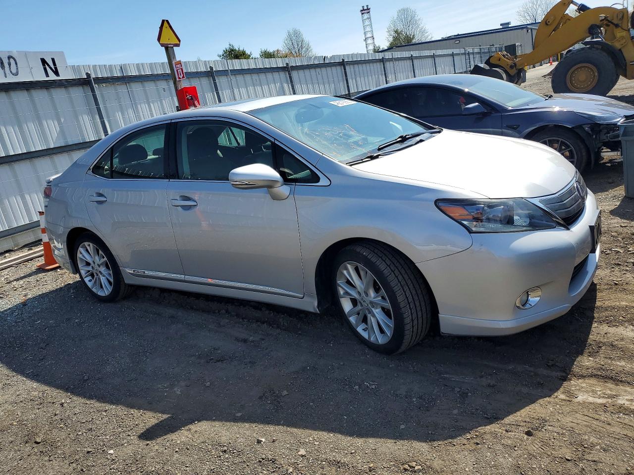 2010 Lexus Hs 250h Base Silver vin: JTHBB1BA2A2005381