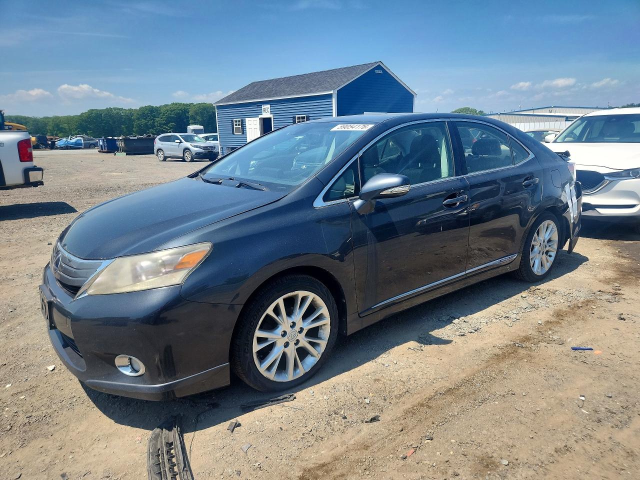 2010 Lexus Hs 250h Серый vin: JTHBB1BA2A2008359