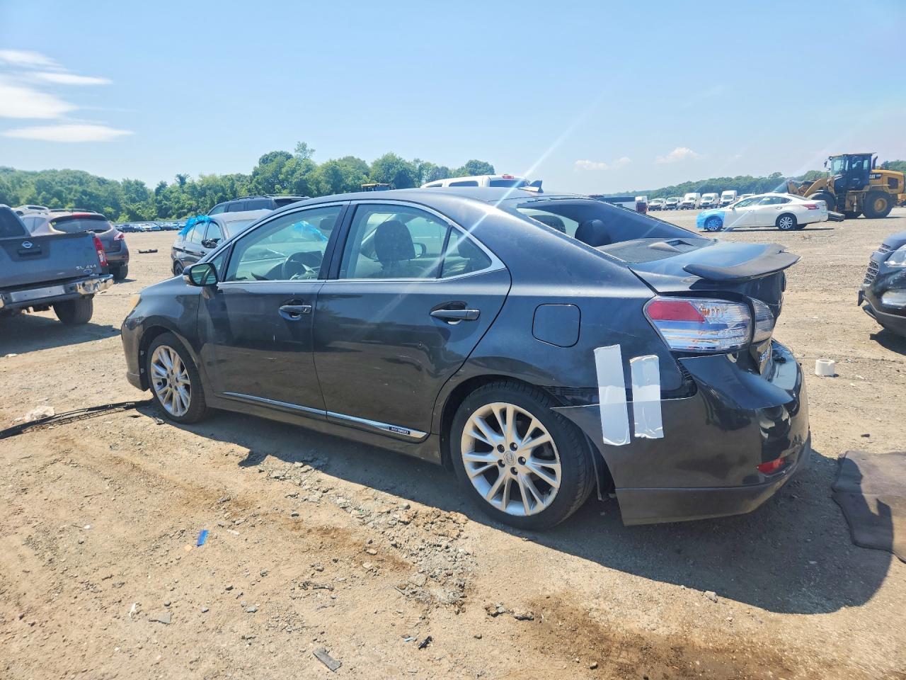 2010 Lexus Hs 250h Gray vin: JTHBB1BA2A2008359