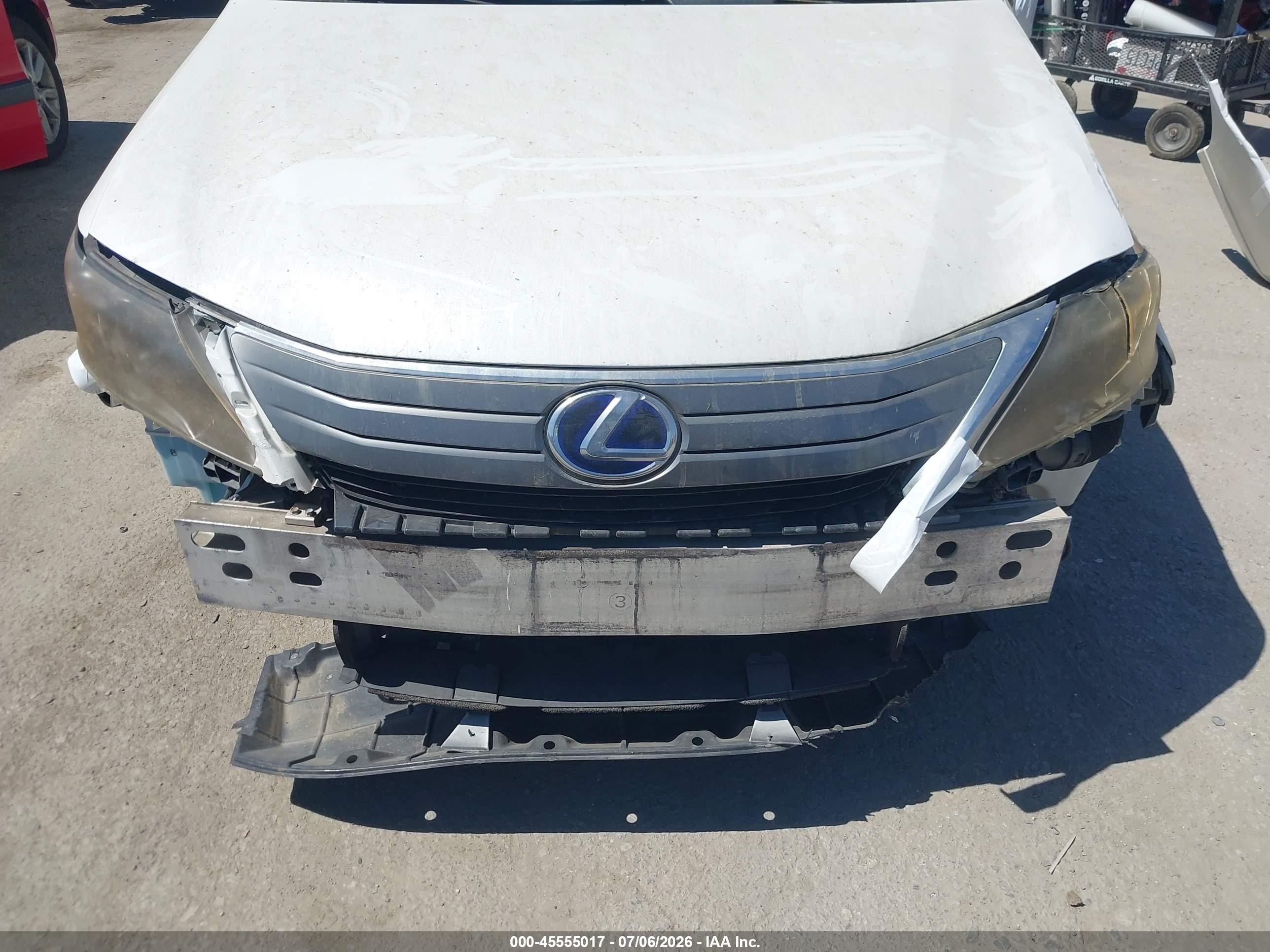 2010 Lexus Hs 250h Premium White vin: JTHBB1BA2A2011276