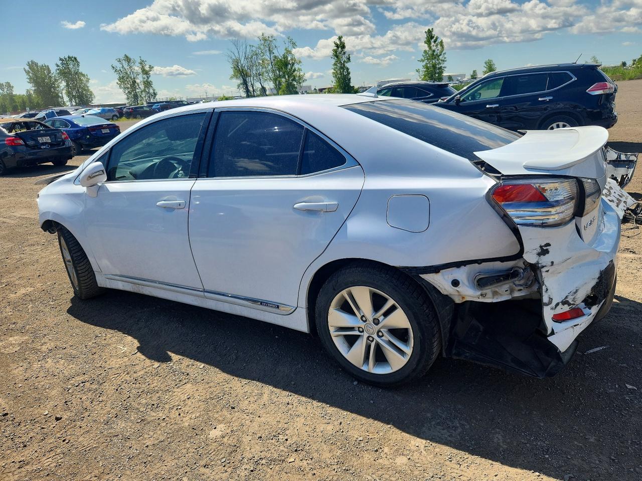 2010 Lexus Hs 250h White vin: JTHBB1BA2A2013786