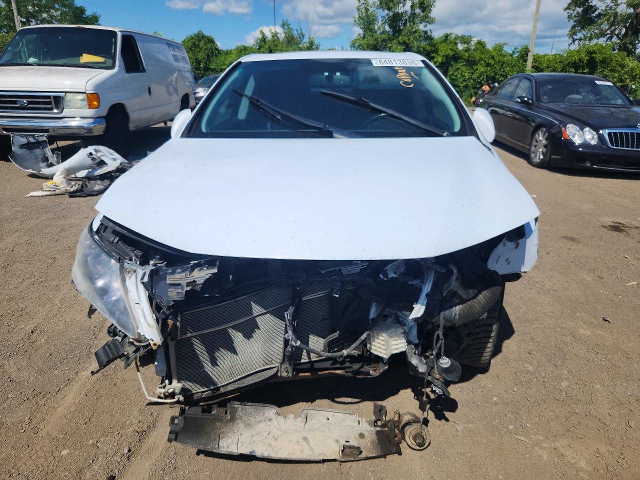2010 Lexus Hs 250h White vin: JTHBB1BA2A2013786