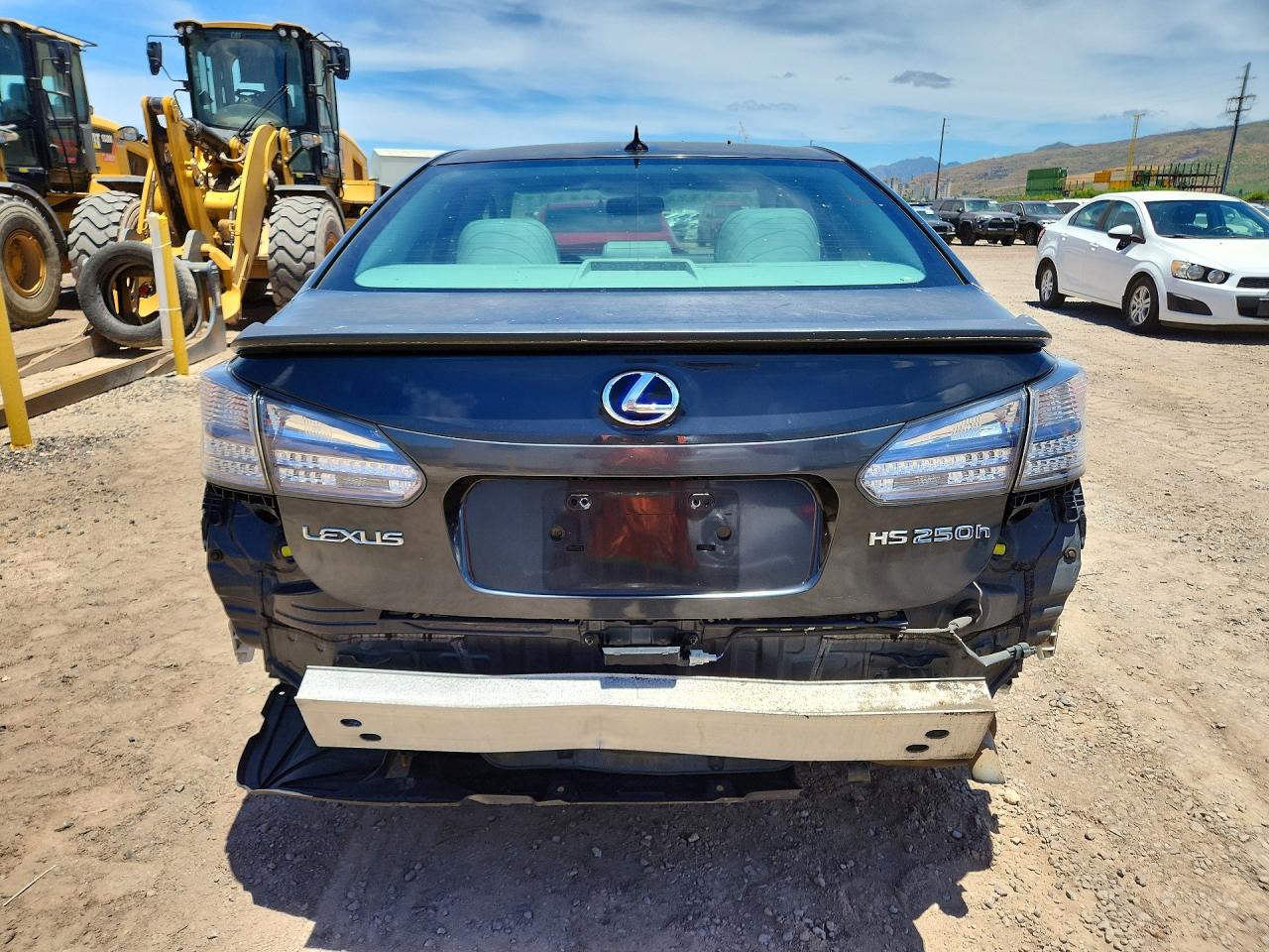 2010 Lexus Hs 250h Black vin: JTHBB1BA2A2023282