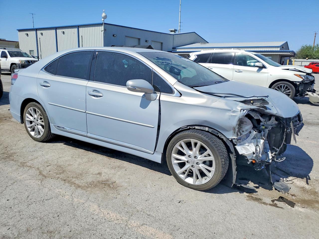2010 Lexus Hs 250h Silver vin: JTHBB1BA2A2028563
